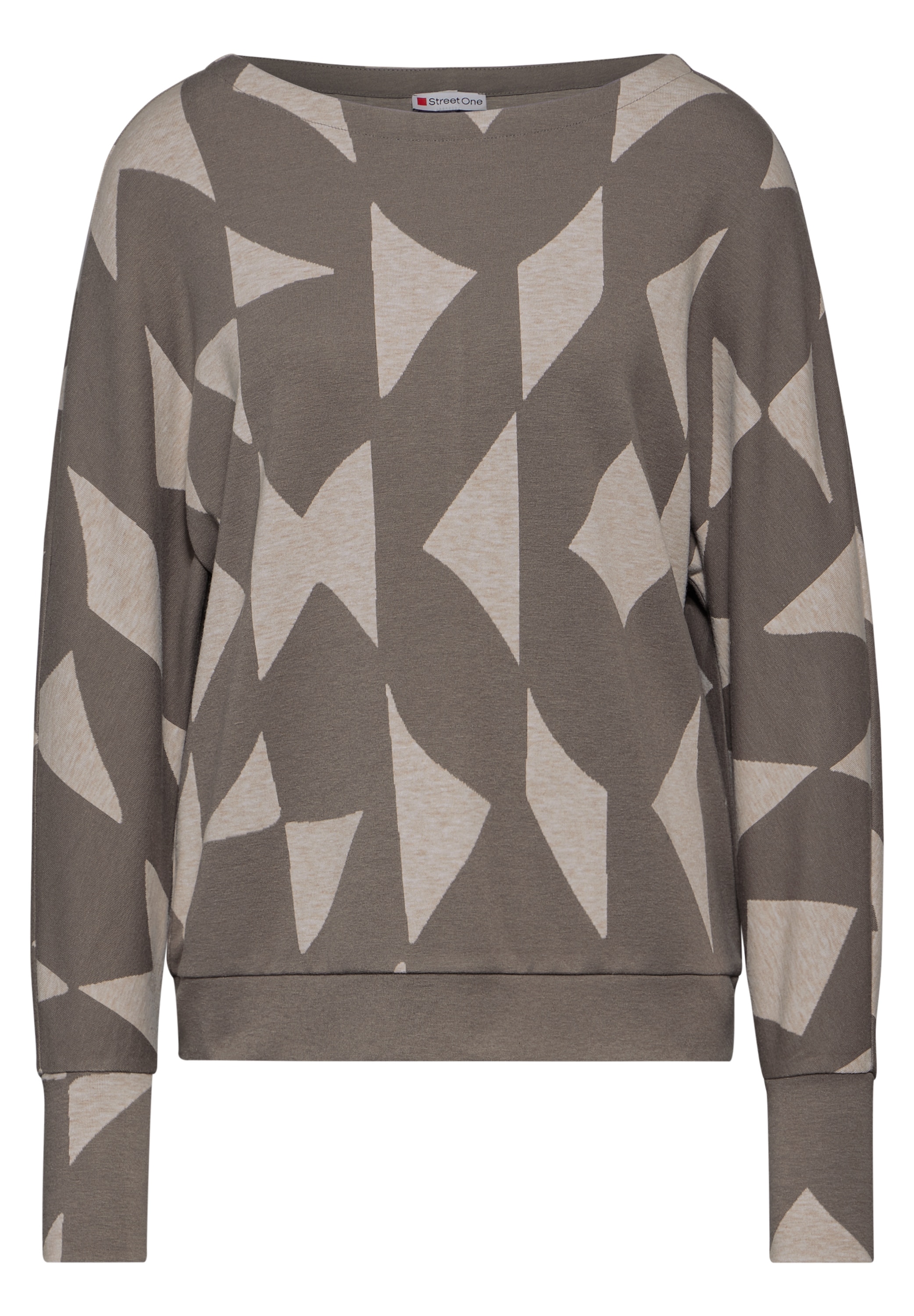STREET ONE Langarmshirt, mit grafischem Muster