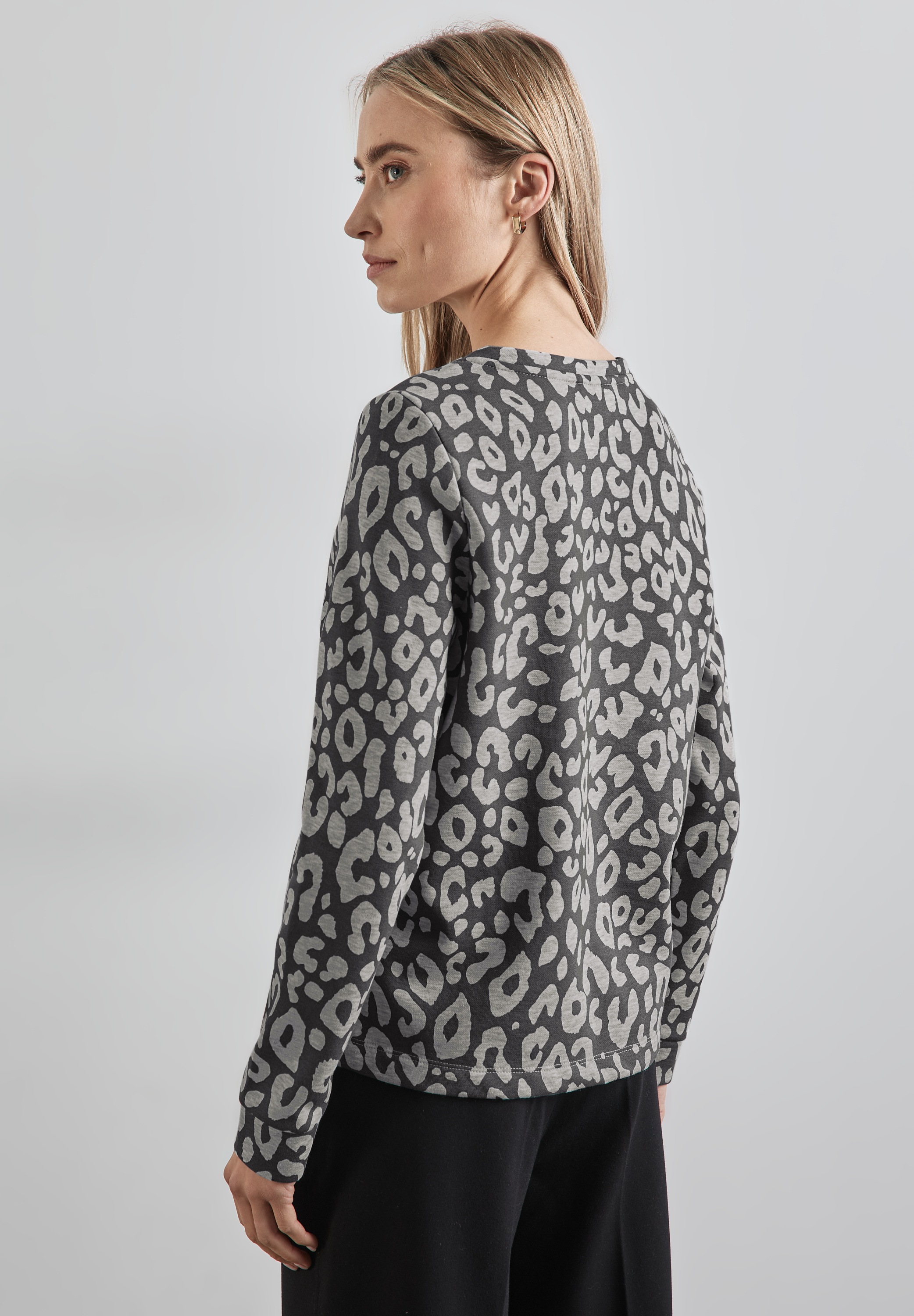 STREET ONE Sweatshirt, im soften Baumwoll-Mix