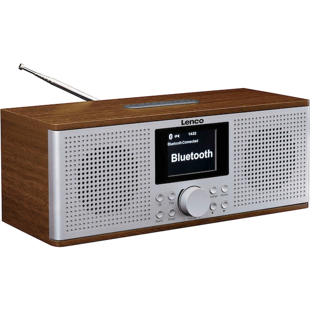 Lenco Internet-Radio »DIR-170WA«, (Bluetooth-WLAN UKW mit RDS-Digitalradio ( DAB+)-Internetradio-FM-Tuner 20 W) | BAUR