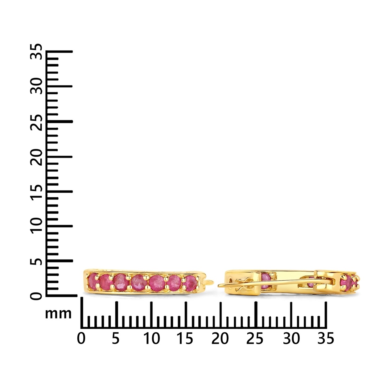 Rafaela Donata Paar Creolen »Set: K68« aus Sterling Silber