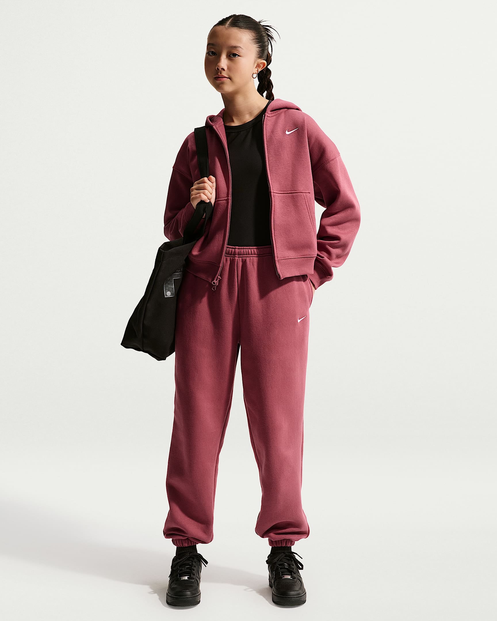Nike Sportswear Jogginghose »G NSW STUDIO FLC LOOSE PNT LBR«  für Mädchen und Jugendliche