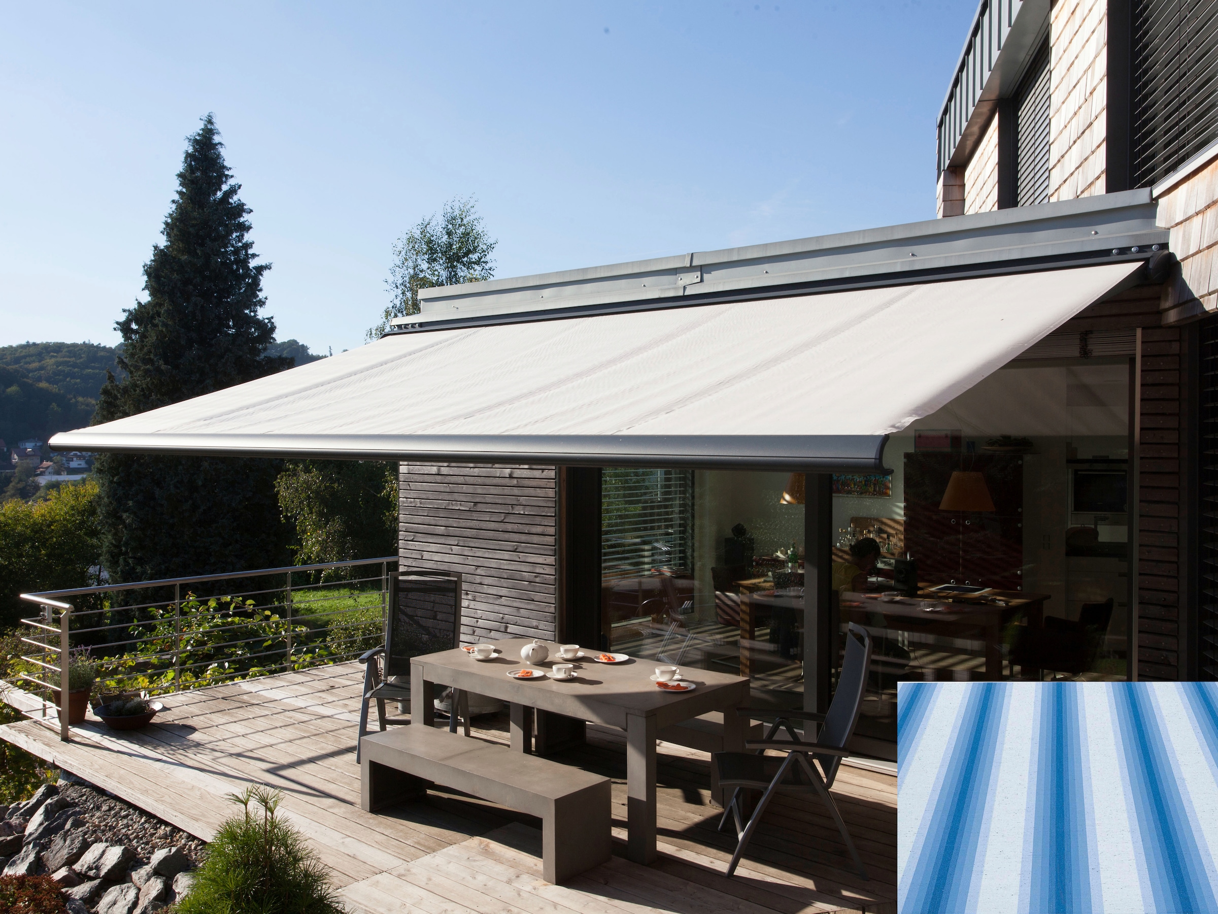 Wismar Kassettenmarkise »Classic S-Compact«, Breite: 550 cm, Ausfall: 300 cm