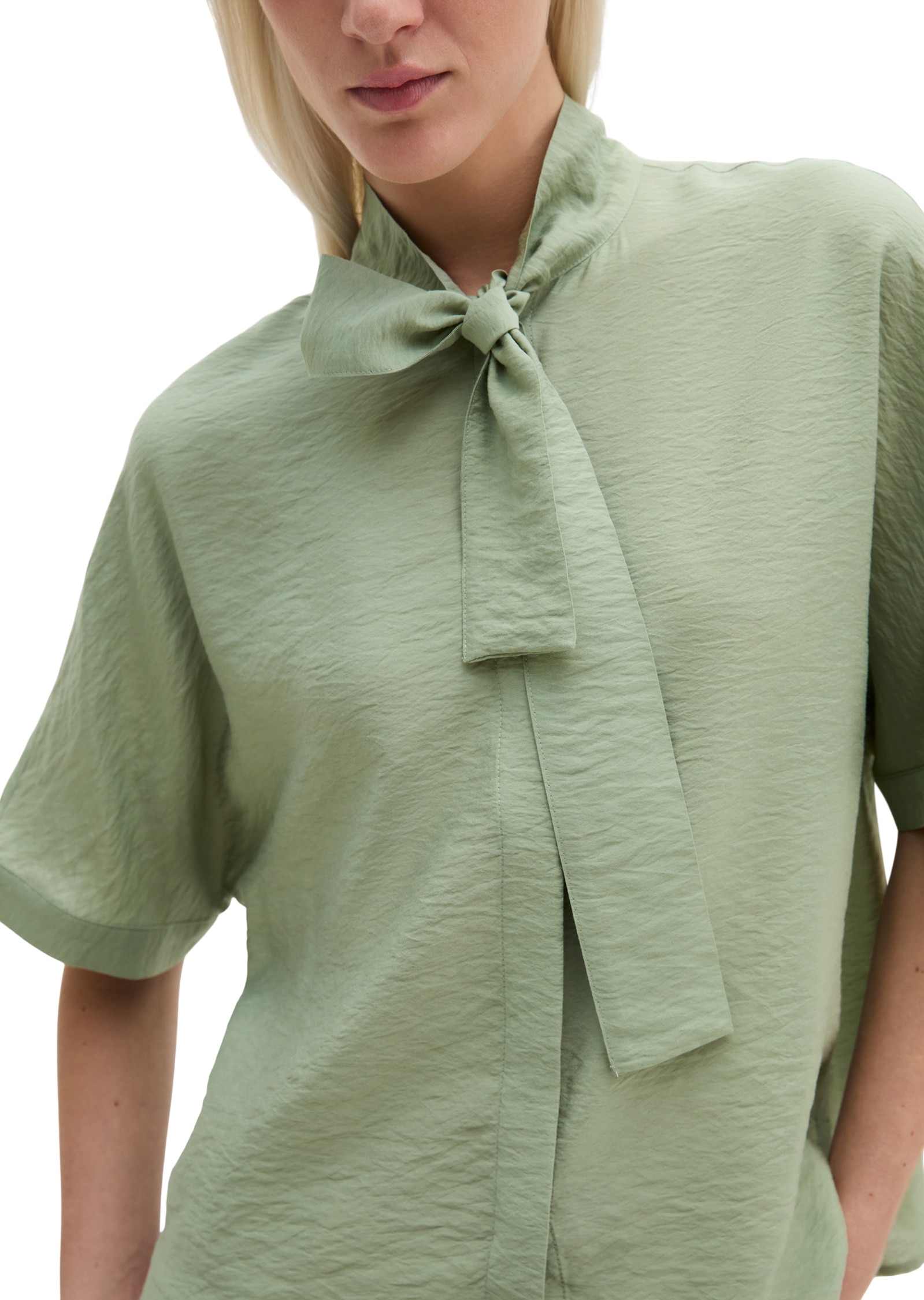 Marc O'Polo Kurzarmbluse »aus Viskose-Mix«