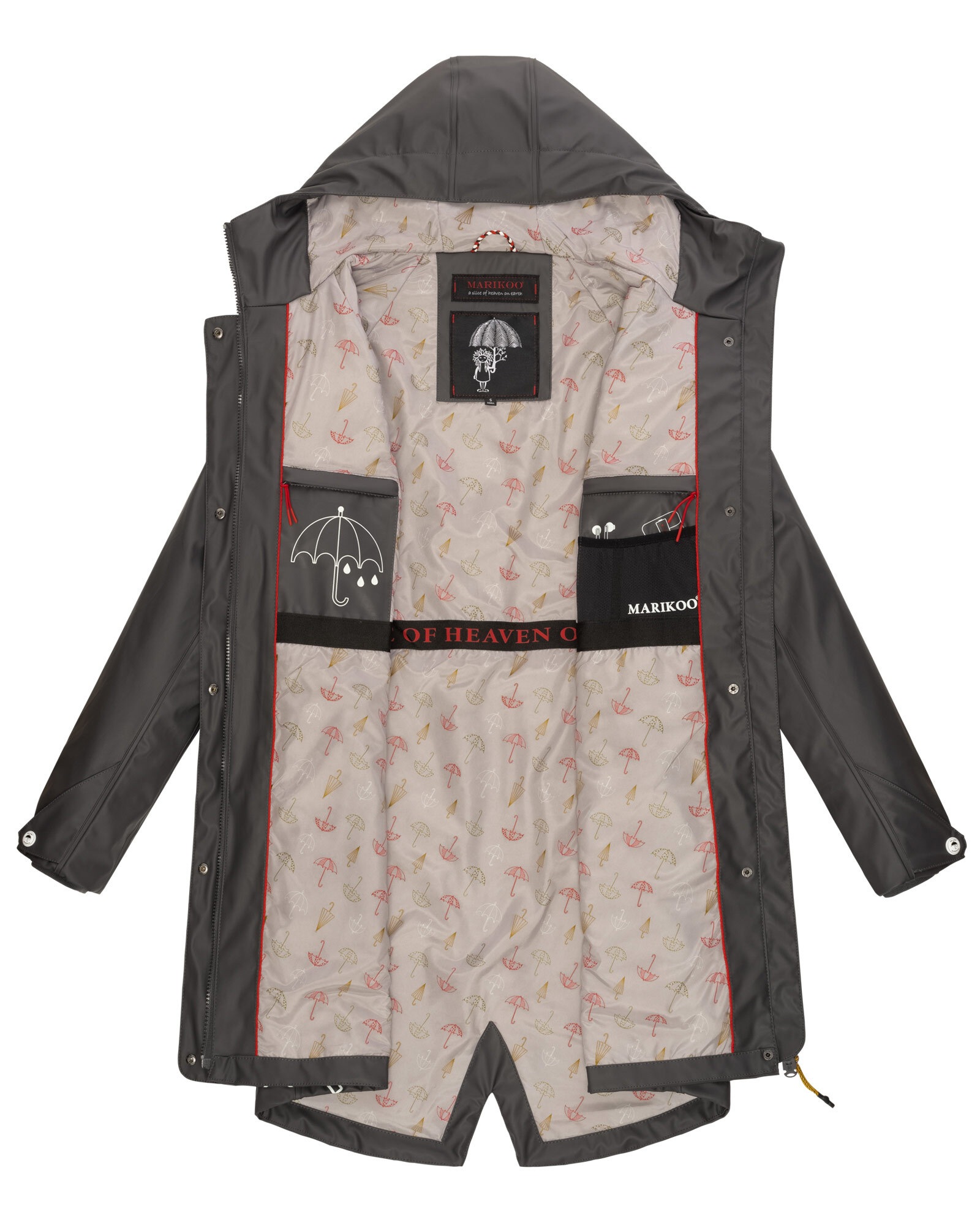 Marikoo Outdoorjacke »Dancing Umbrella«, mit einer großen Kapuze