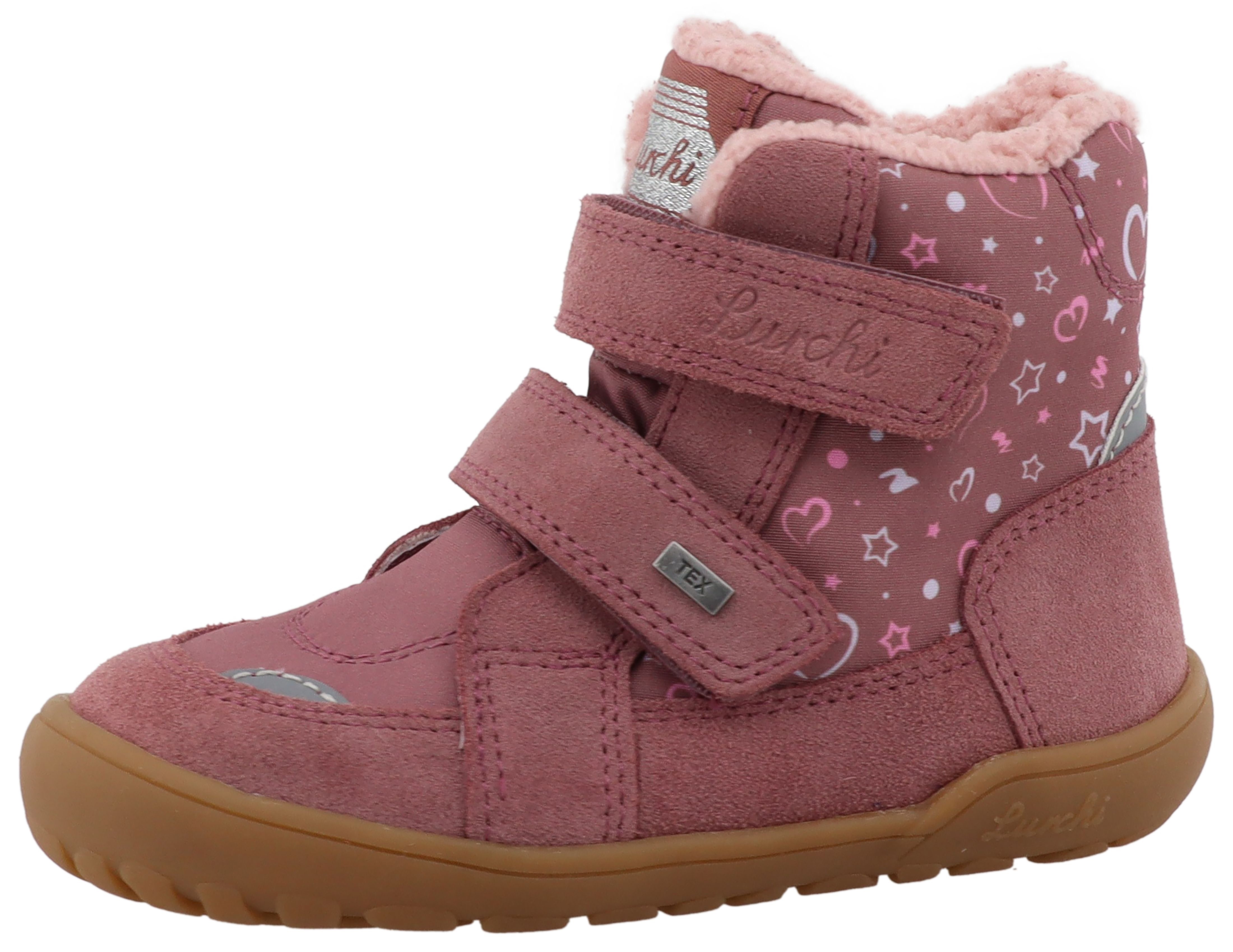 Lurchi Barfußschuh "Jilly Barefoot-TEX" Klettschuh mit Warmfutter, Größenschablone zum Download