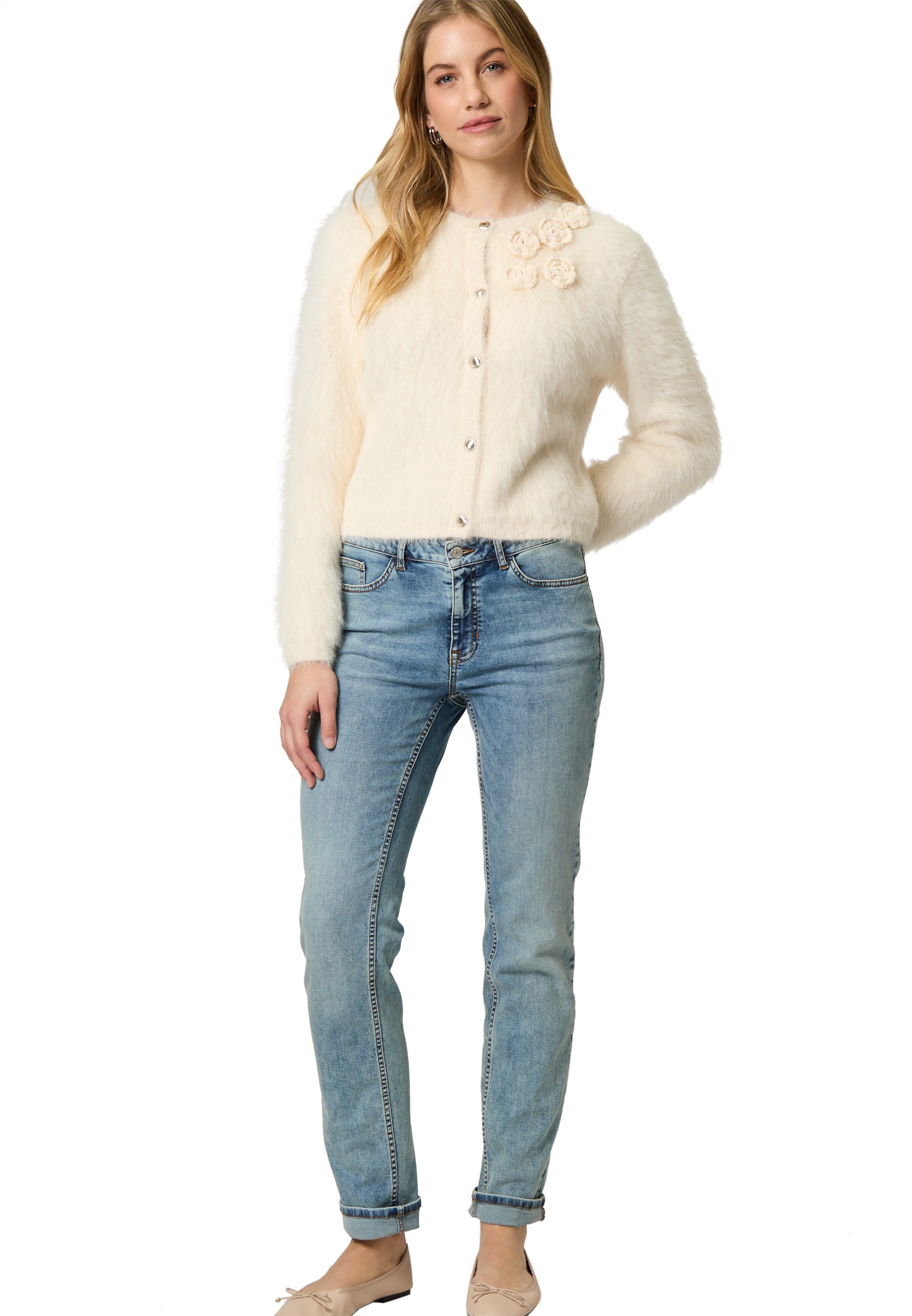 Zero Slim-fit-Jeans »zero Jeans Style ORLANDO Straight Leg 32 Inch«