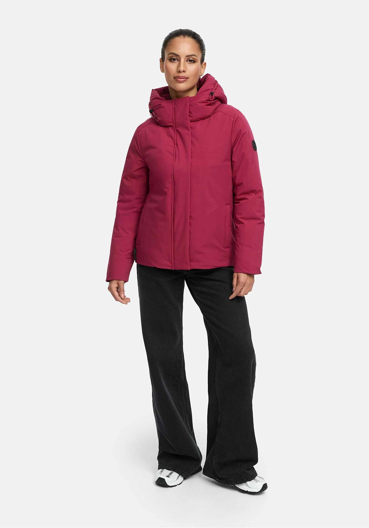 Thumbnail - Marikoo Winterjacke "Yeminaa" warm für den Winter - hinten länger geschnitten