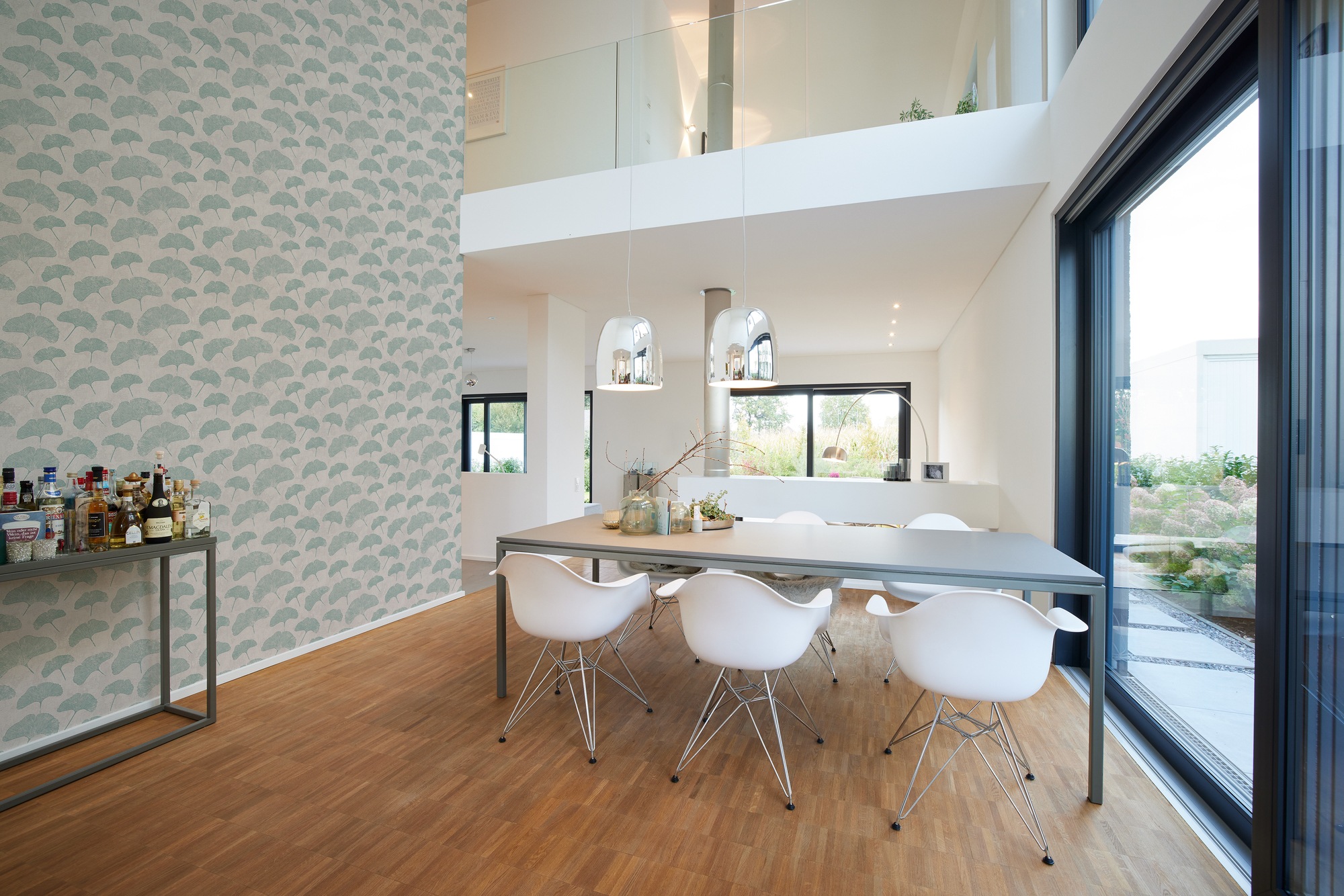 A.S. Création Vliestapete »Ginko Blatt Tapete« gemustert | matt | neutral strukturiert Tapete Floral Blättertapete Tapeten Wohnzimmer Schlafzimmer Küche Flur