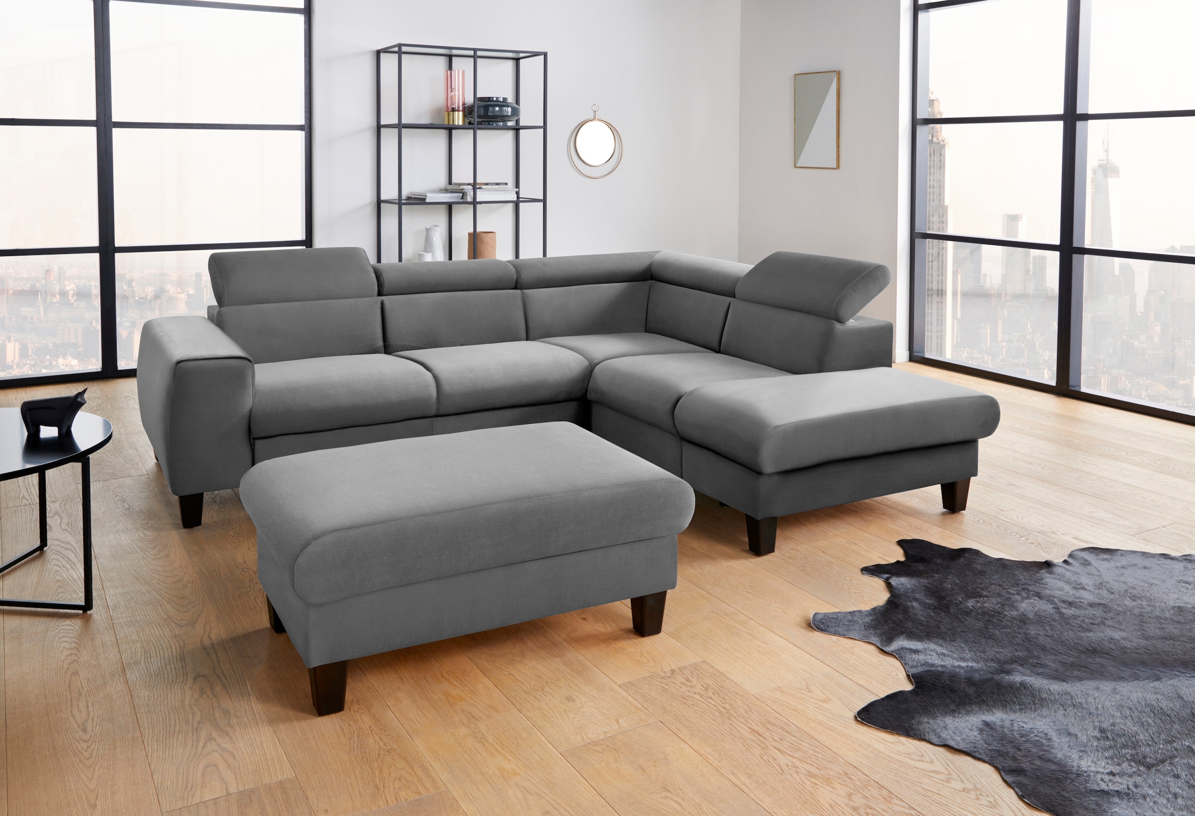 COTTA Polstergarnitur "Morven L-Form", (Set), Set bestehend aus: Ecksofa mi günstig online kaufen