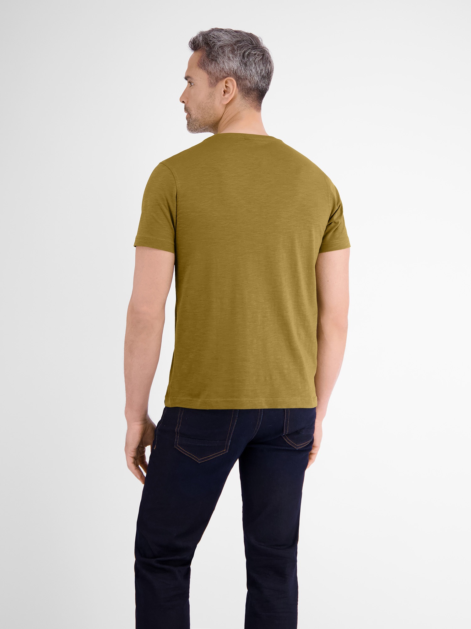 LERROS T-Shirt "LERROS O-Neck T-Shirt, Brustprint" günstig online kaufen