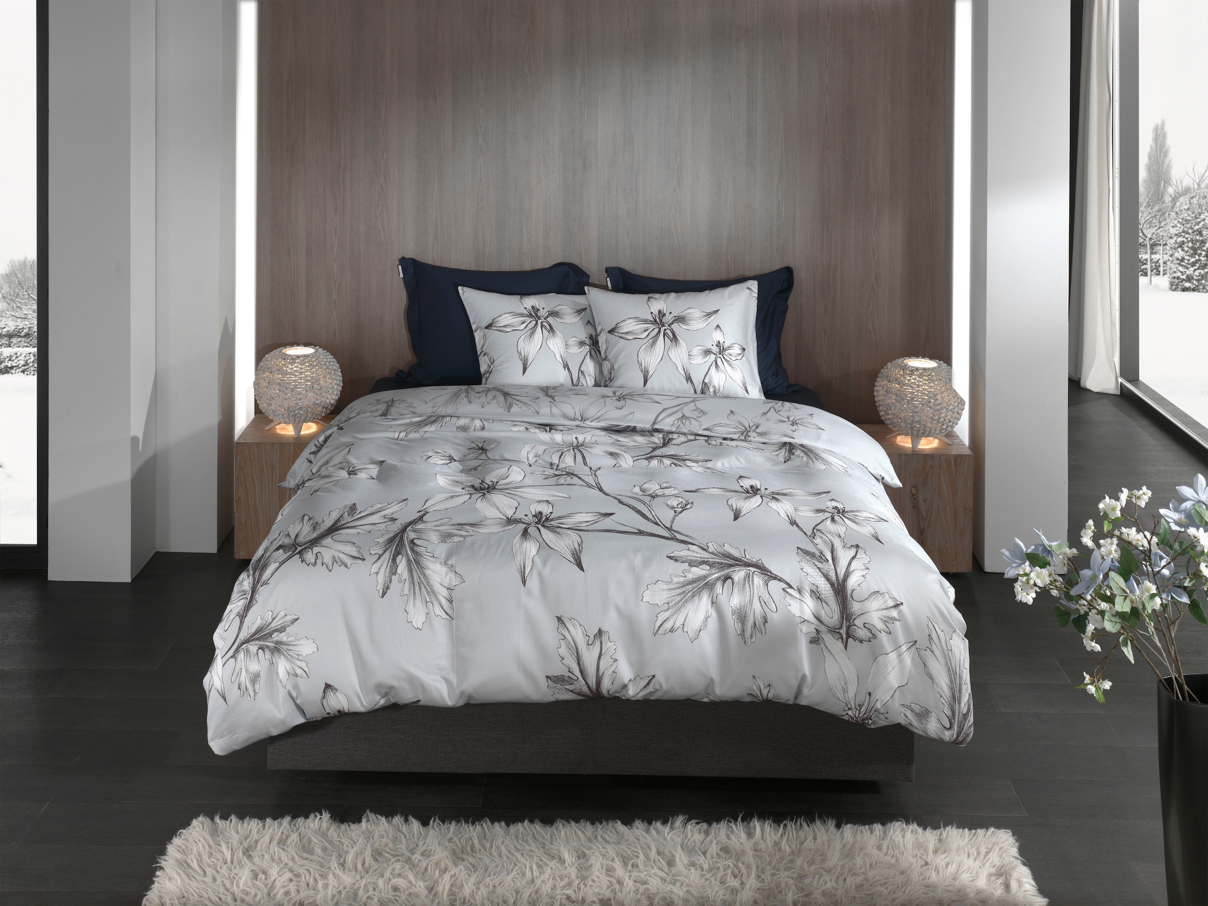 Heckett & Lane Bettwäsche "Ketill" 2 tlg. 100% Baumwolle, hochwertiges Mako günstig online kaufen