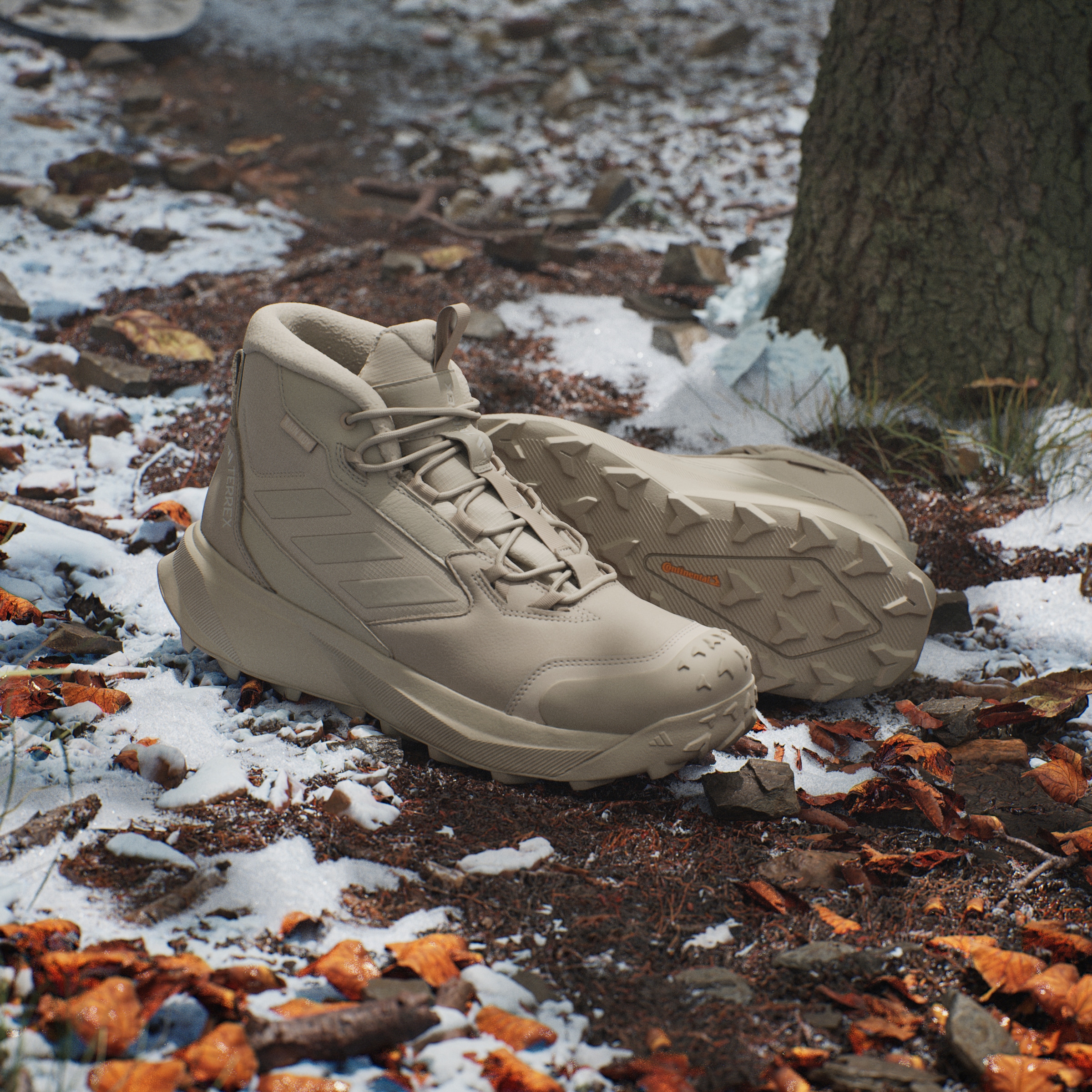 adidas TERREX Winterboots »TERREX WINTER LEATHER MID CUT RAIN.RDY COLD.RDY«, Snowboots, Winterstiefel, Winterschuhe, wasserdicht und gefüttert