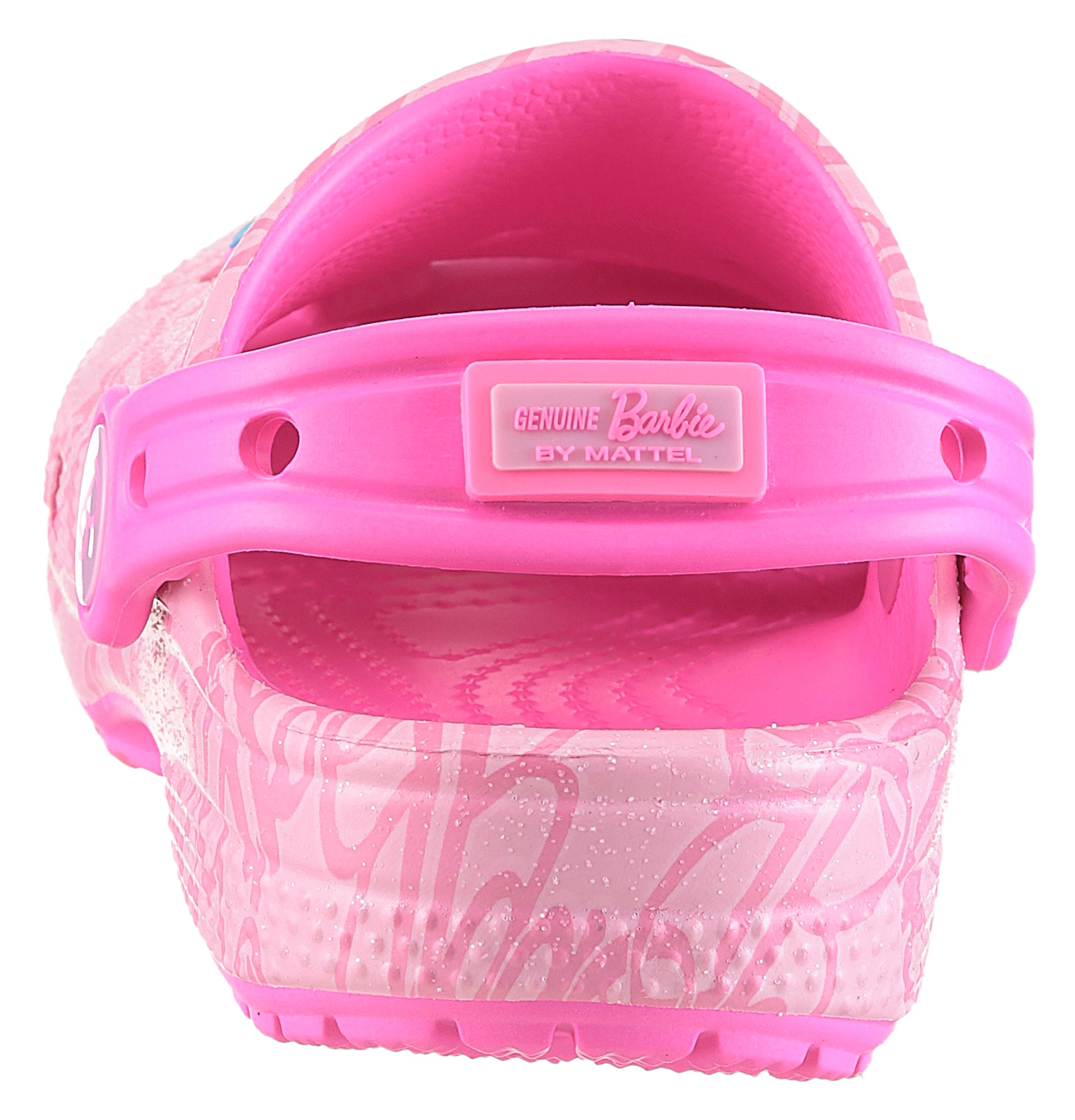 Crocs Clog »Mattel Pink Barbie Cls Clog K«, Barbie Clog, Hausschuh mit Herzchen