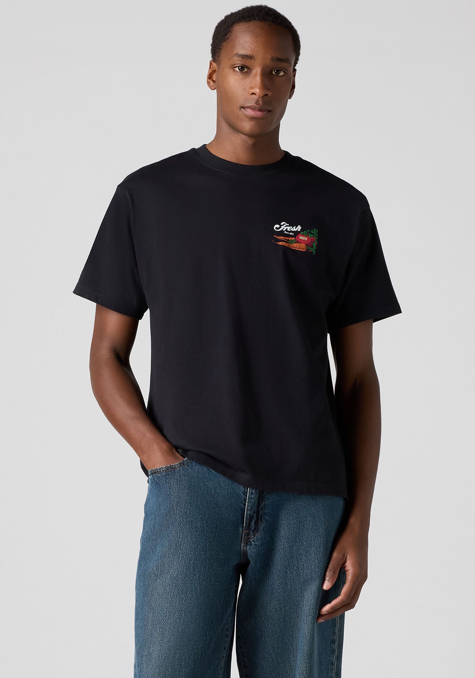 Levis T-Shirt "SEVINTAGE", mit Logo-Aufnäher auf der Brust günstig online kaufen