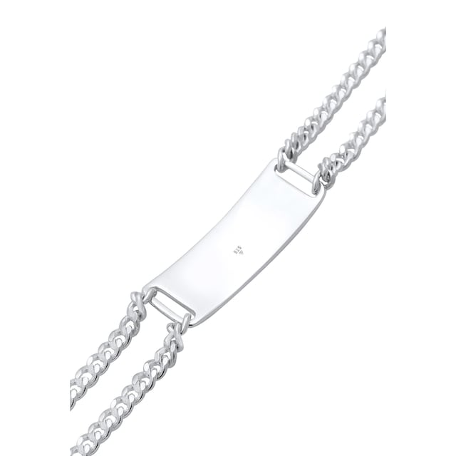 Kuzzoi Armband »Herren ID-Armband Platte Basic 925 Sterling Silber« ▷ für |  BAUR