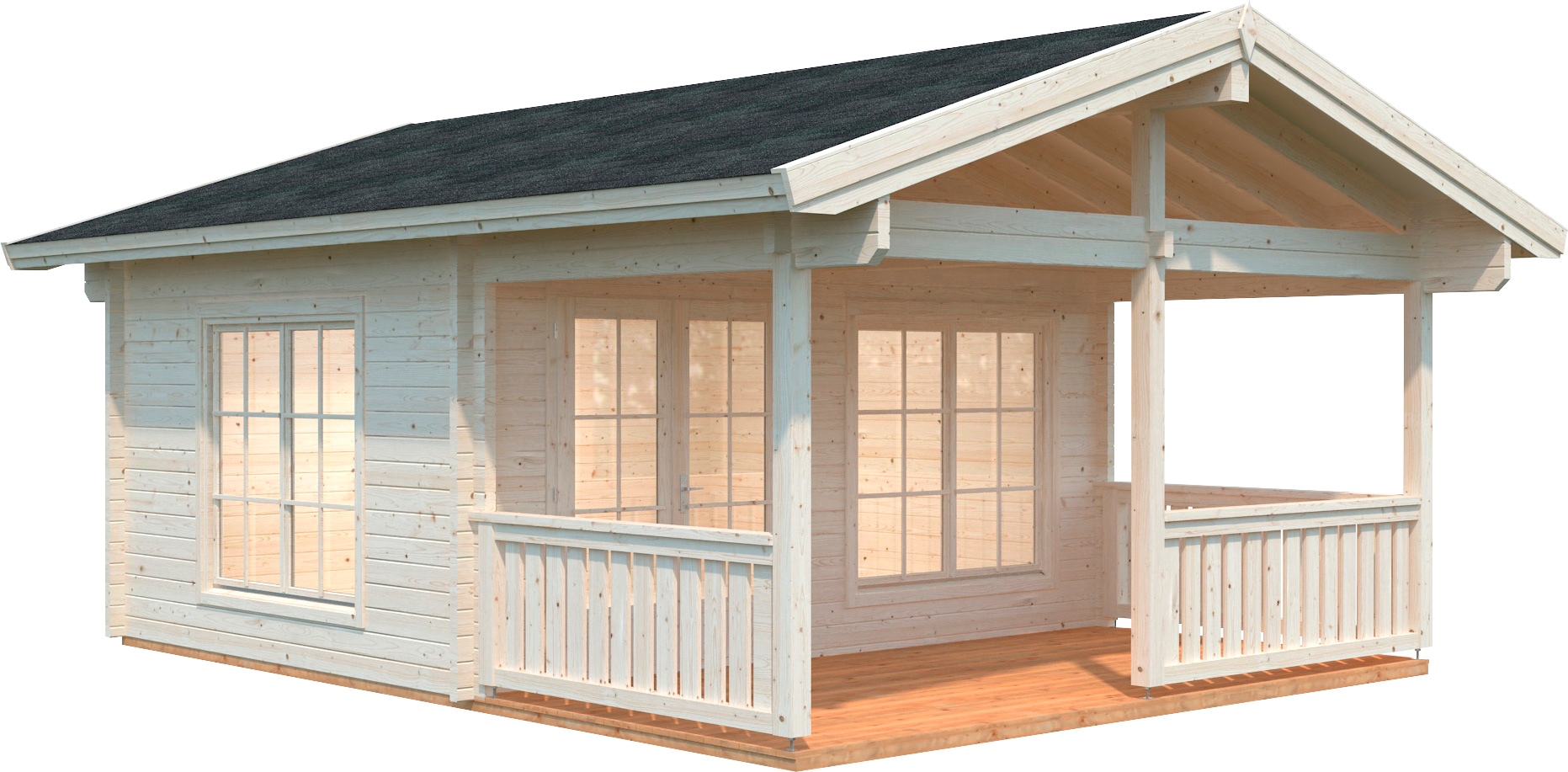 Palmako Gartenhaus "Ferienhaus A gneta", inklusive Fußboden günstig online kaufen