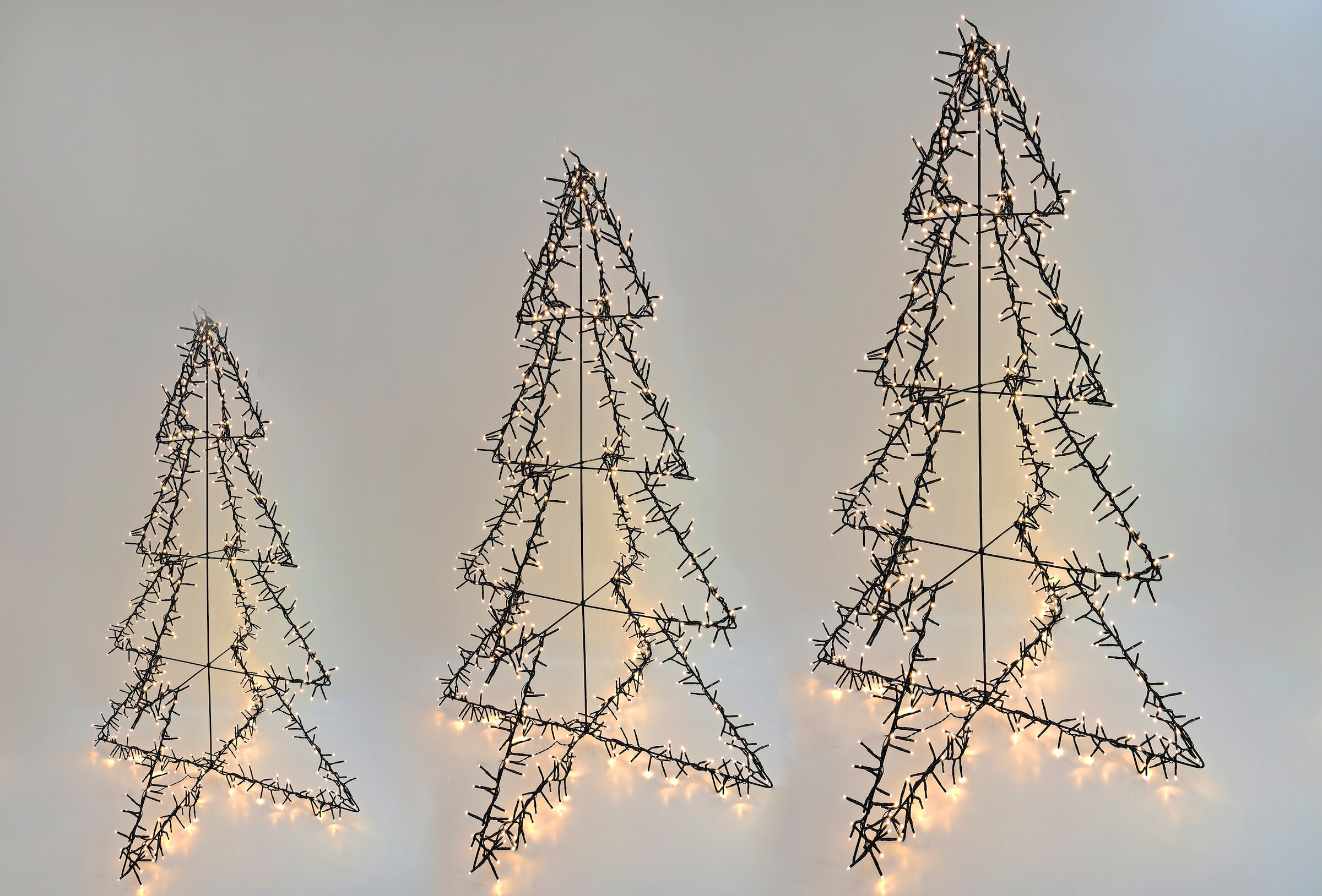 Star-Max LED Dekolicht »Weihnachtsdeko 500 3D-Optik | BAUR in flammig-flammig, aussen«