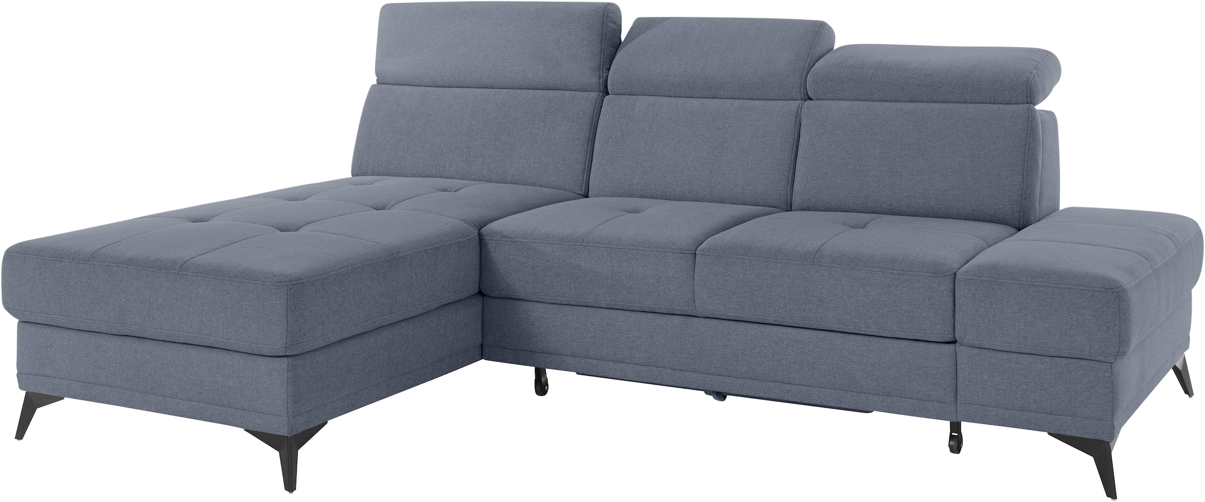 INOSIGN Ecksofa »Cardiz L-Form«, inkl.Kopfteilverstellung und Federkern wahlweise mit Bettfunktion
