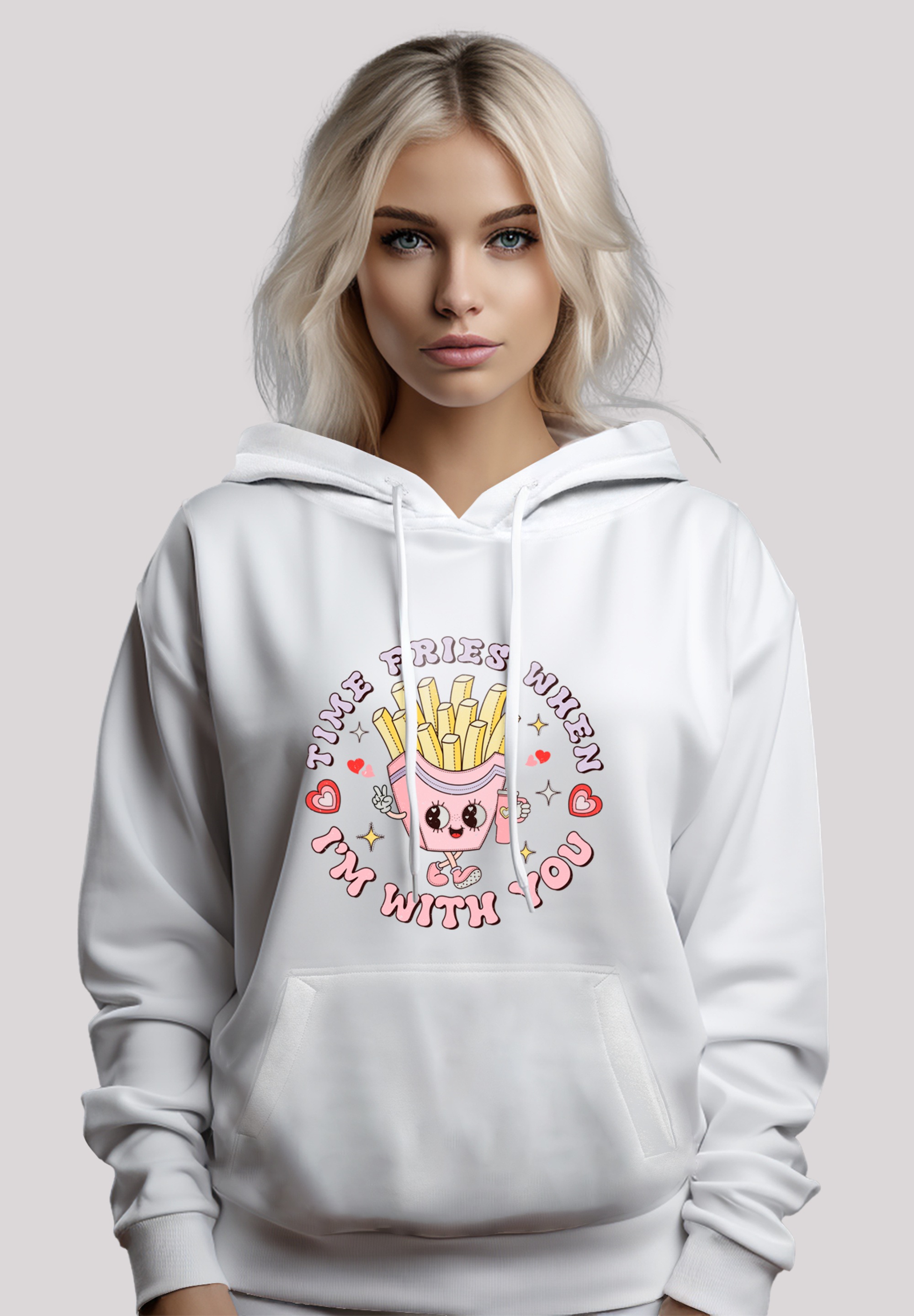 F4NT4STIC Megztinis su gobtuvu »Time Fries when ...