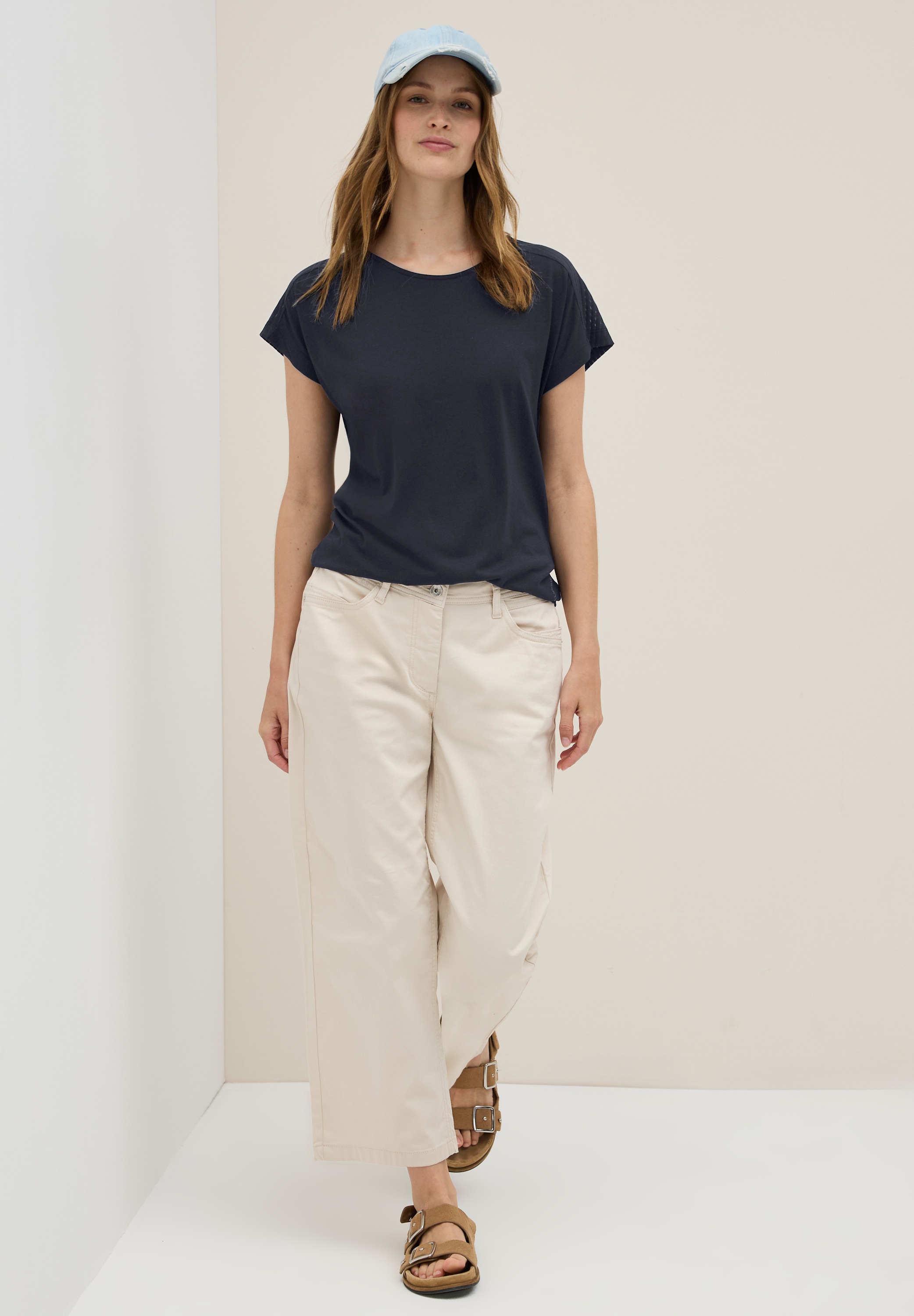 Thumbnail - Cecil T-Shirt in Ausbrenner-Optik