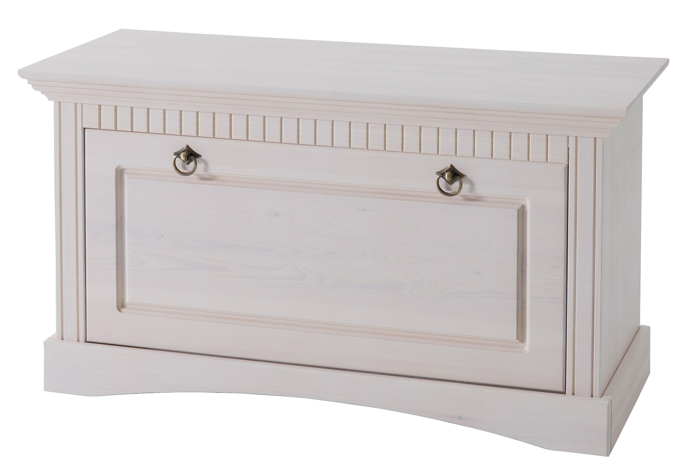 OTTO home Schuhtruhe "Rustic" aus massiver Kiefer, Sitzhöhe 49 cm, mit Kass günstig online kaufen