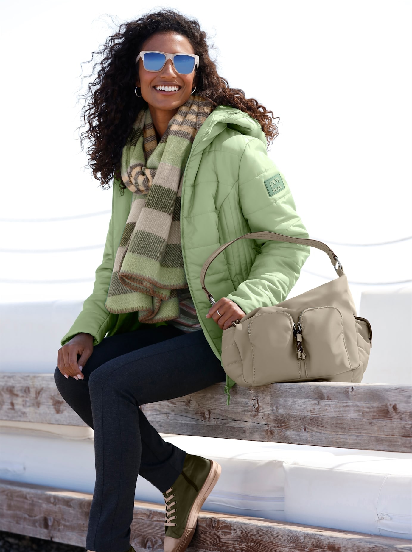heine Steppjacke mit Kapuze