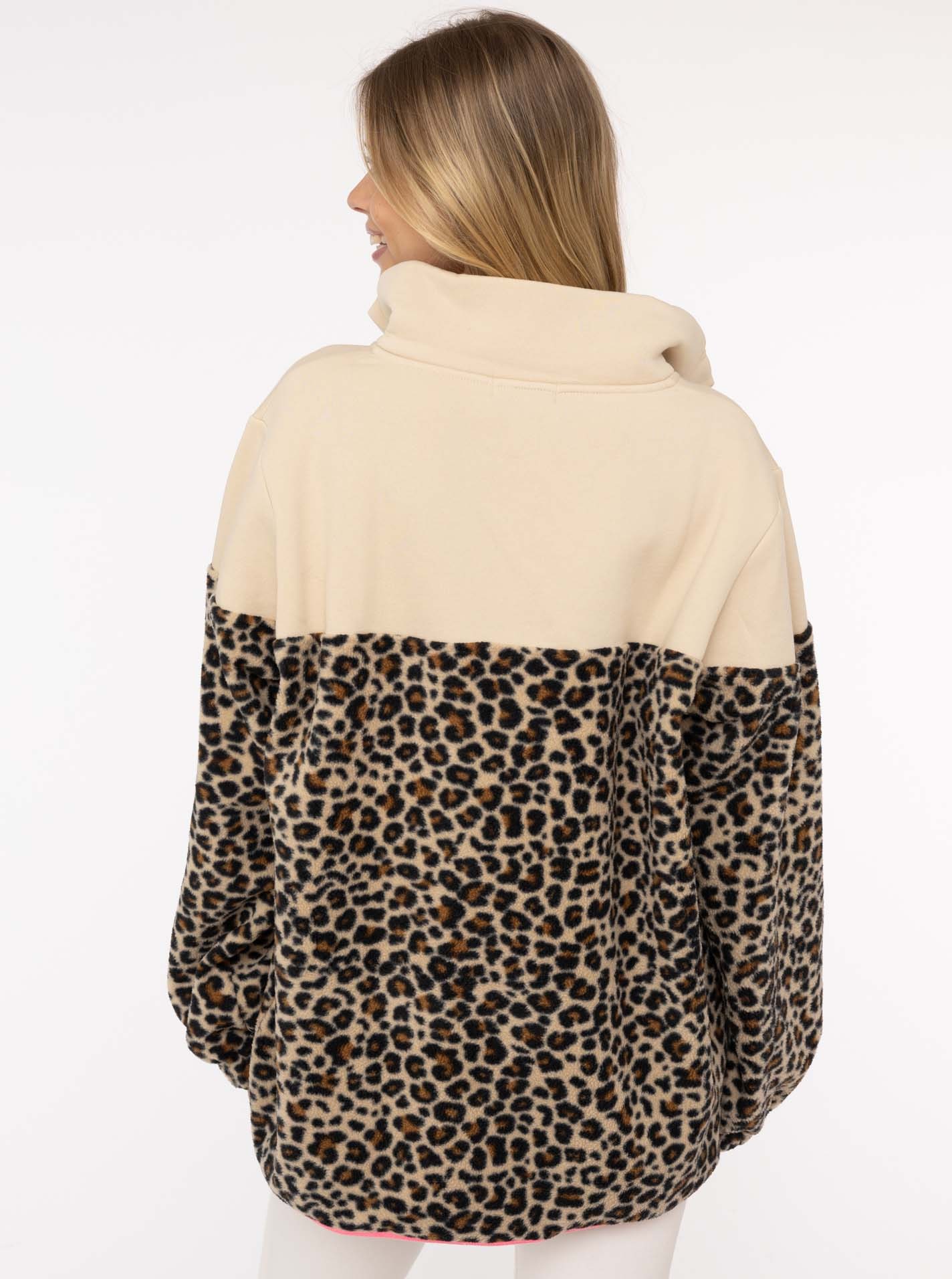 Zwillingsherz Troyer »"Leo Lover"«, mit Fleece Muster