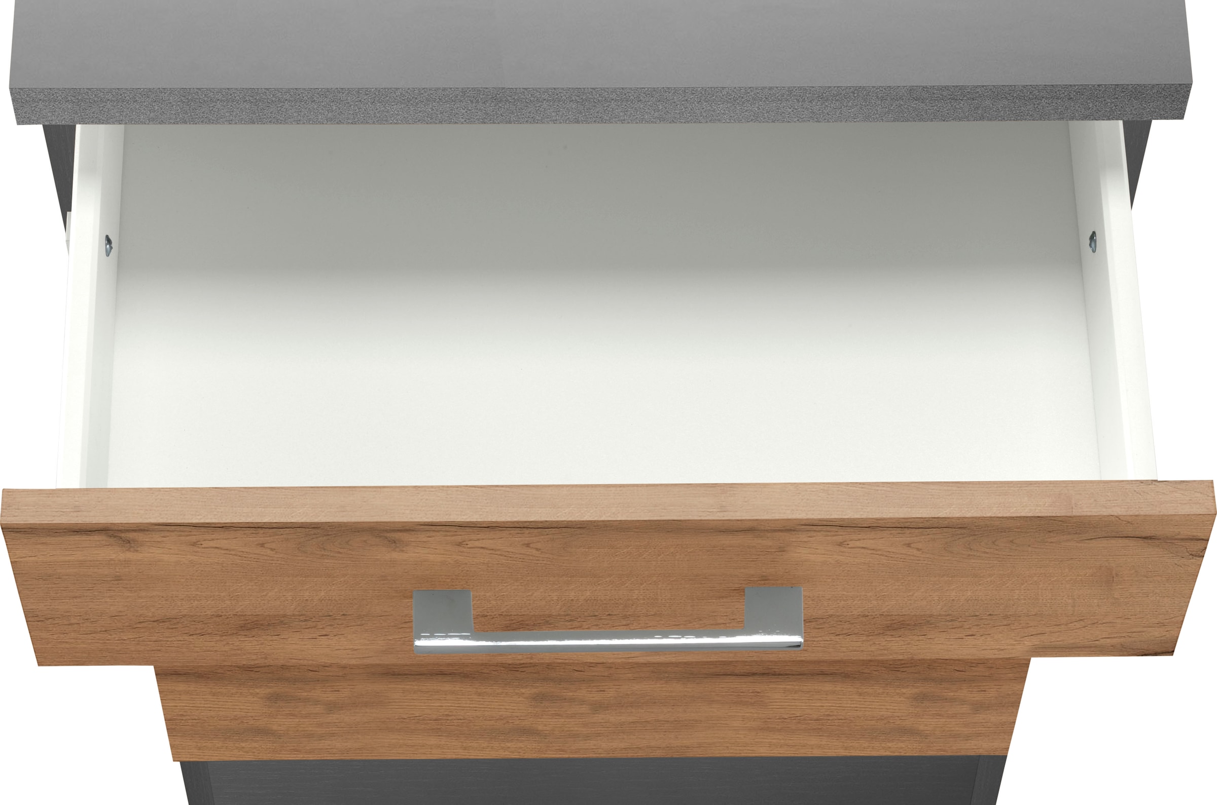 KOCHSTATION Unterschrank »KS-Colmar«, 50 cm, mit Metallgriff, für viel Stauraum