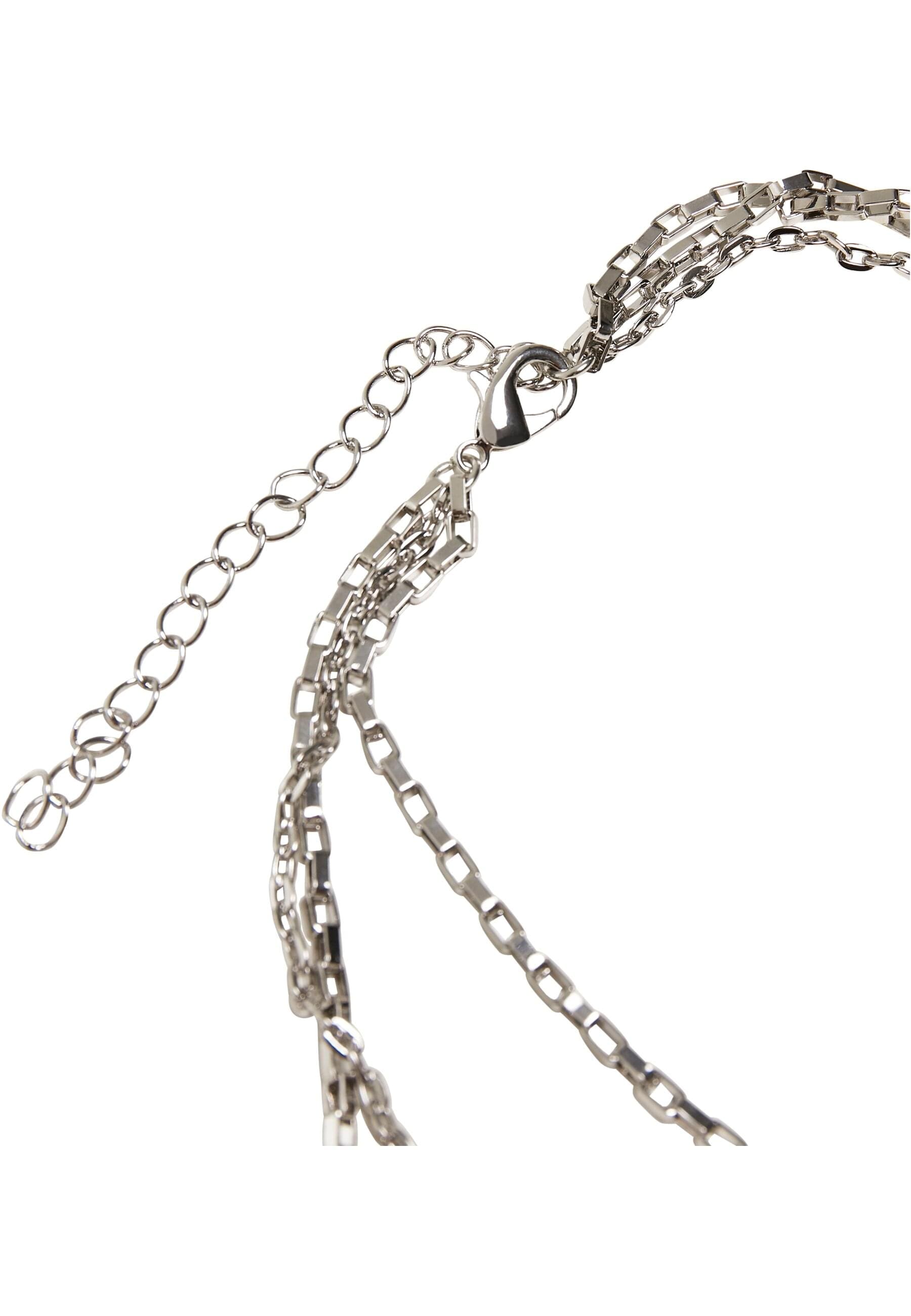 URBAN CLASSICS Edelstahlkette »Urban Classics Unisex Layering Amulet Necklace«