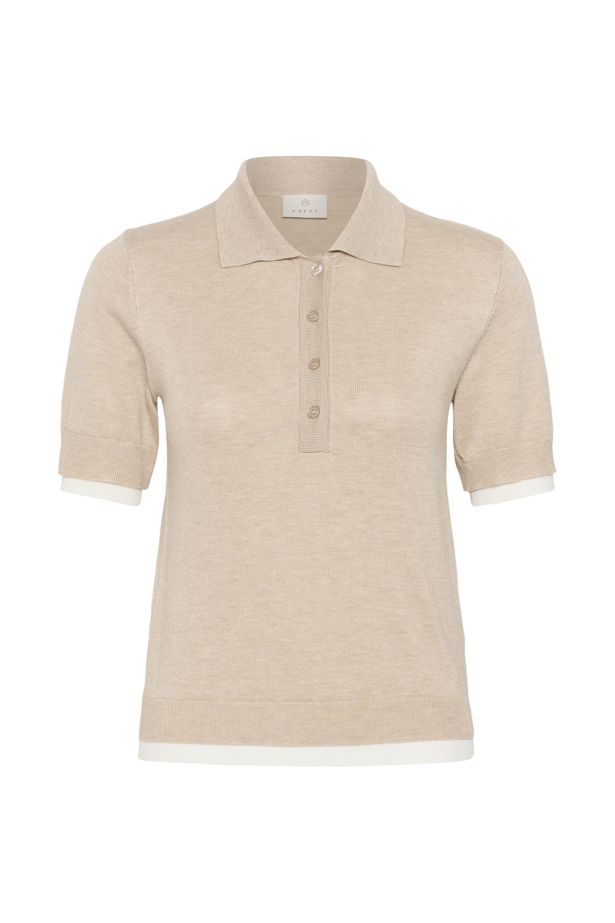 KAFFE Blusentop "Damen Poloshirt KAlizza"