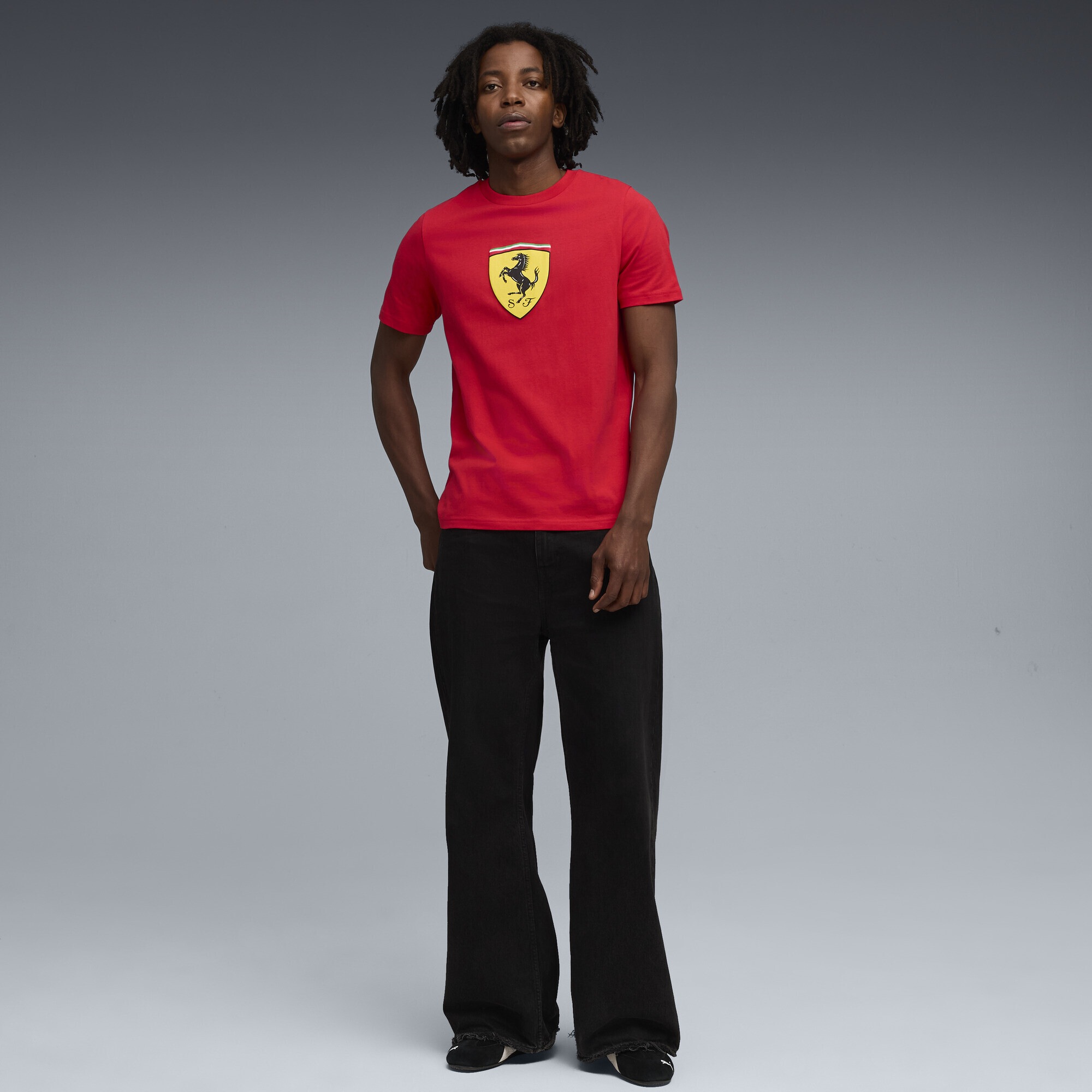 PUMA T-Shirt »Scuderia Ferrari Sportswear Coloured Shield T-Shirt Herren«