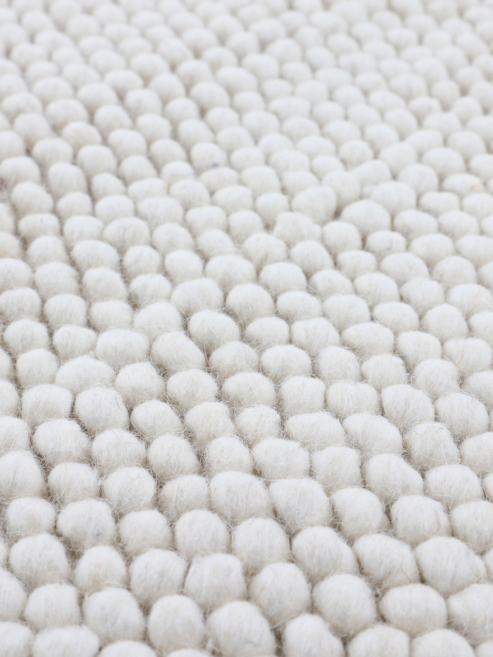 Wolle rund, carpetfine 70% handgewebt, Handweb BAUR Uni-Farben, Teppich meliert, Teppich, | »Calo«,