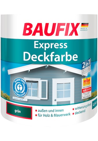 Baufix Lack »Express Deckfarbe«, 2,5 Liter, grün kaufen