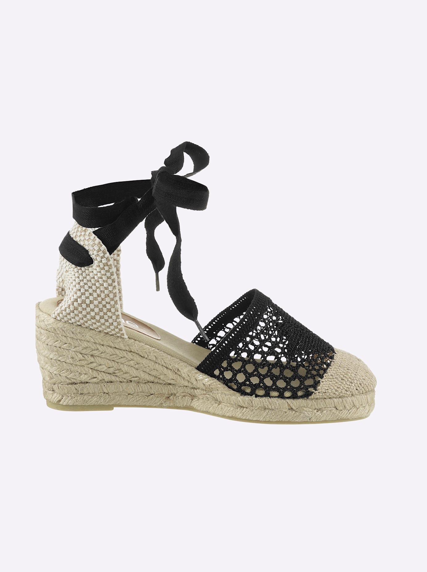 HEINE Wedge Sandal Black Size 40 2