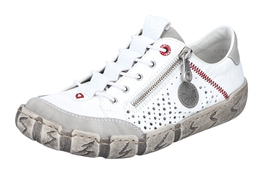 Rieker 1100000002199 mit Sohle im Used-Look, Freizeitschuh, Halbschuh, Schlupfschuh
