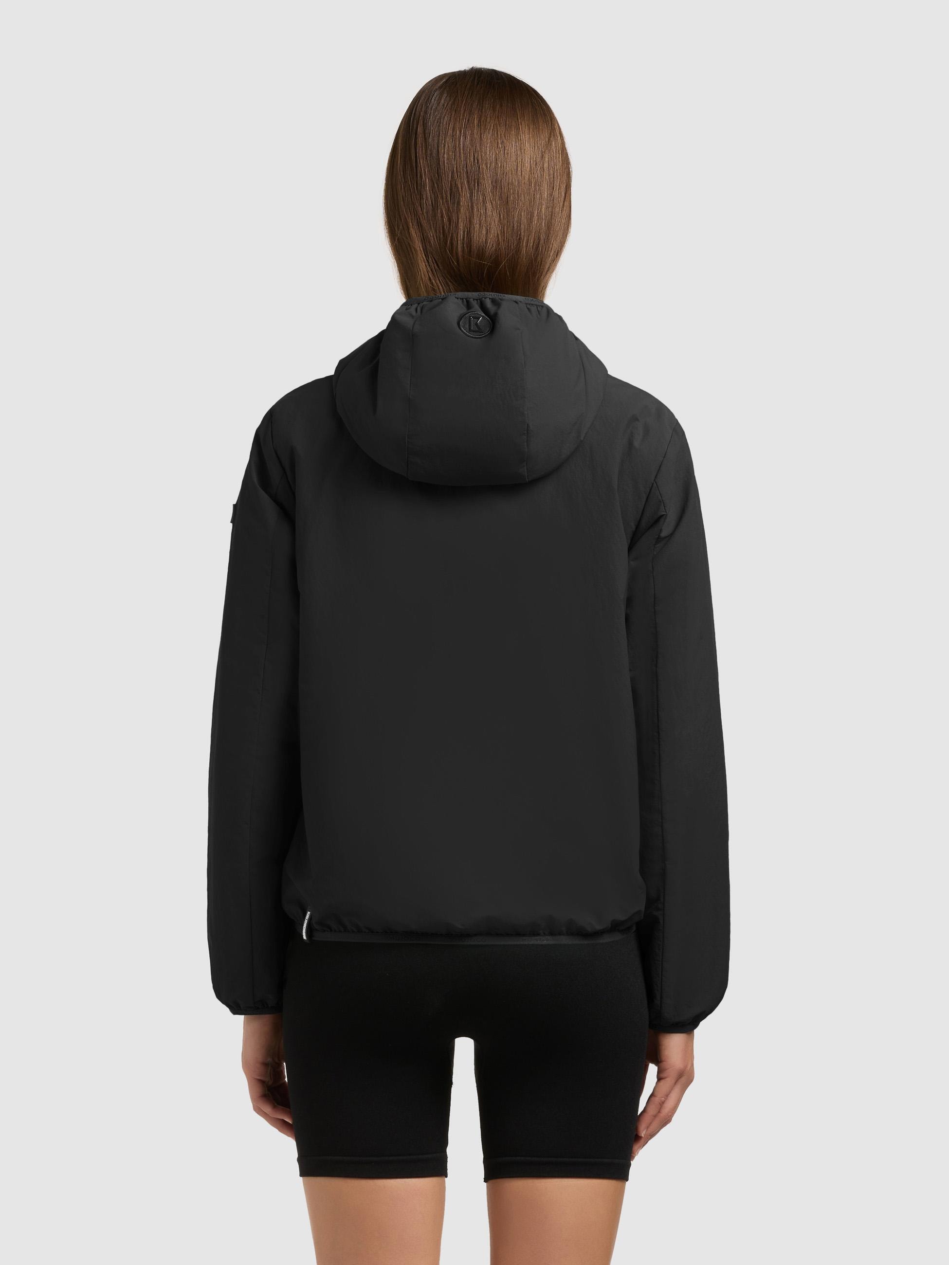 khujo Outdoorjacke »Shelly2« 2 Stk. tlg. mit Kapuze packbare Damen Übergangsjacke mit Tasche
