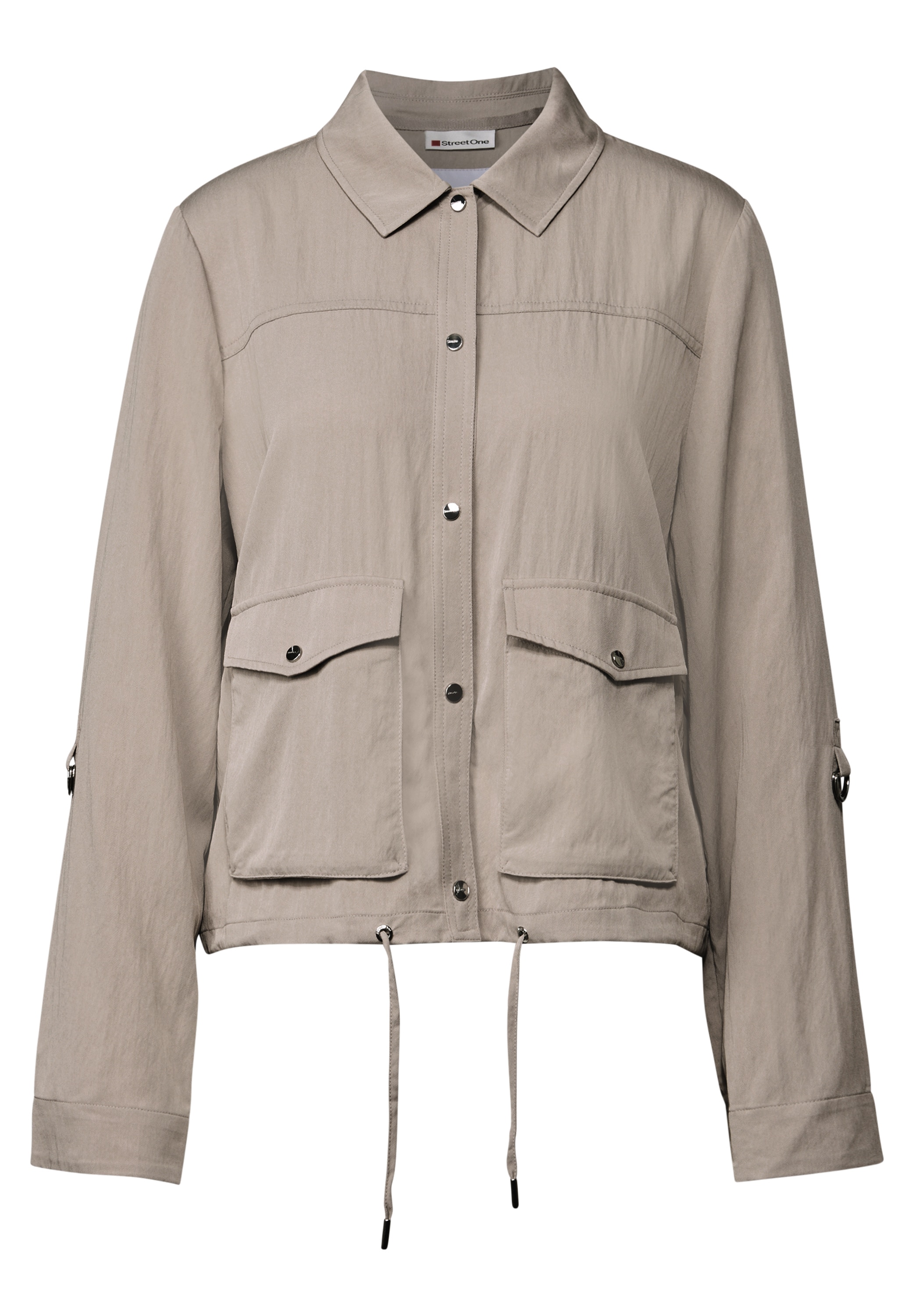 STREET ONE Kurzjacke, ohne Kapuze, mit Knopfleiste