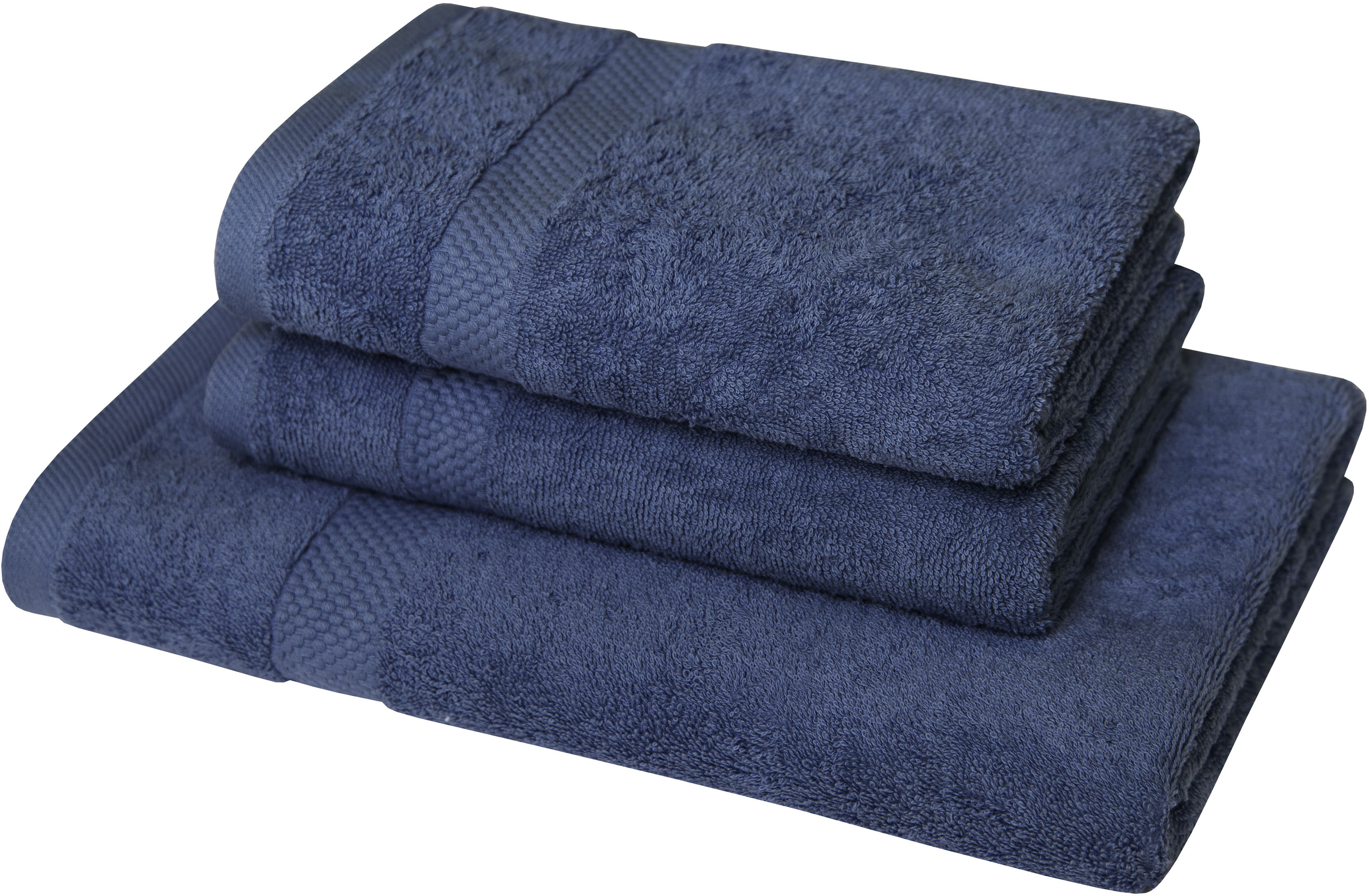 Dyckhoff Handtuch Set "Planet" Set 3 Stk. Walkfrottier 2 Handtücher (50x100cm), 1 Duschtuch (70x140cm)