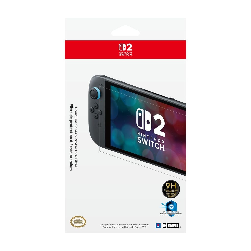 Hori Displayschutzfolie »Premium-Displayschutzfolie für Switch 2«, für Nintendo Switch 2