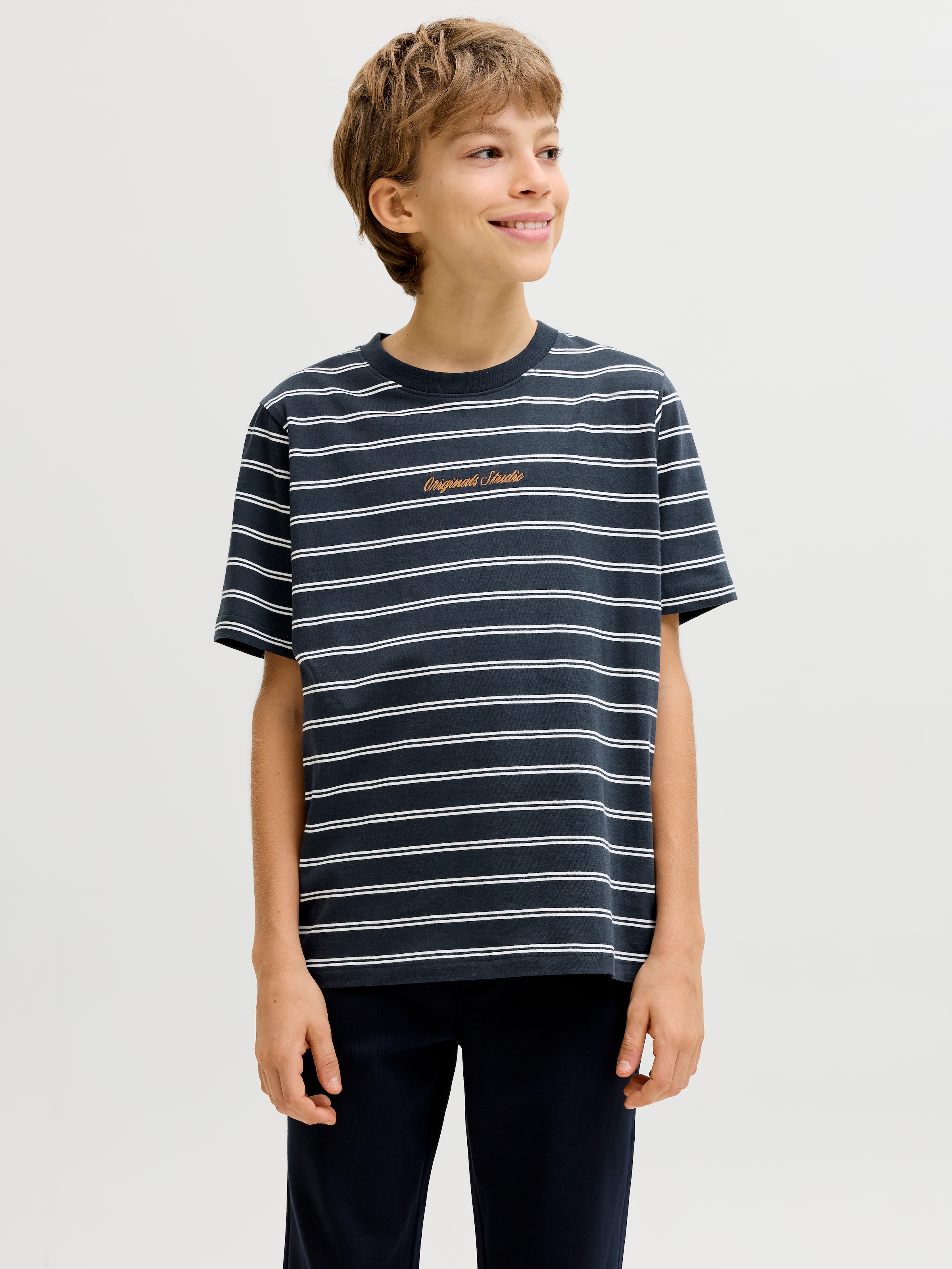 Jack & Jones Junior T-Shirt »JORNORREBRO STRIPE TEE SS CN JNR«
