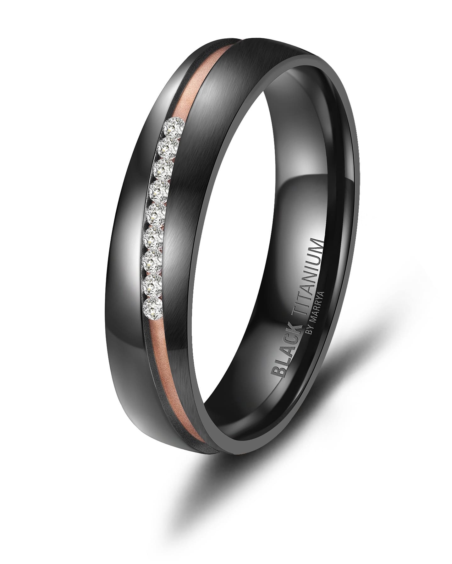 Marrya Partnerring »BLACK TITANIUM by MARRYA«