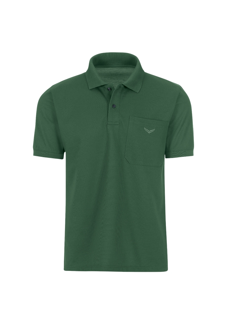 Trigema Poloshirt »TRIGEMA Polohemd mit Brusttasche«, (1 tlg.)