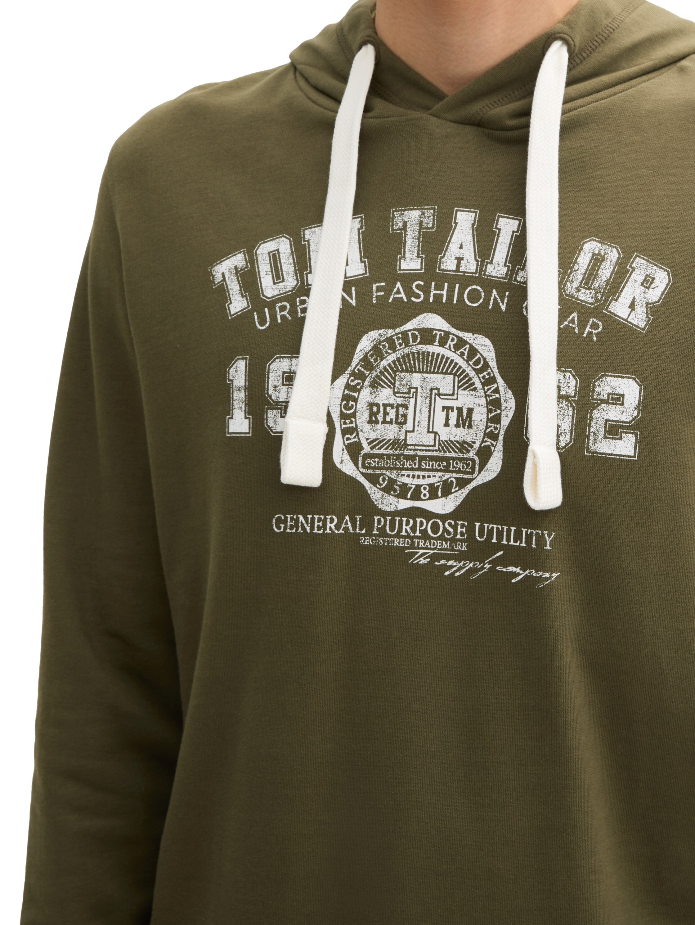 TOM TAILOR Hoodie, mit Logo Print