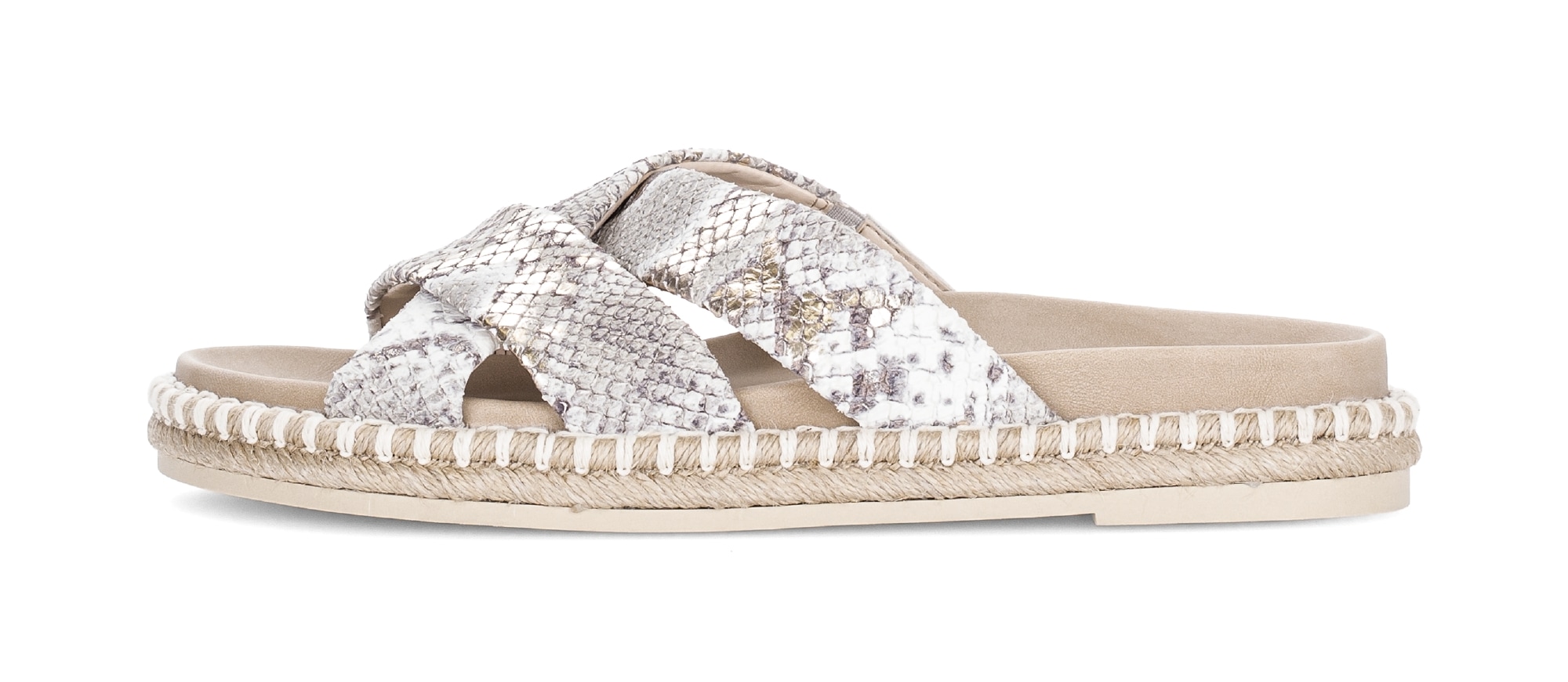 Gabor Pantolette  Plateau, Sommerschuh, Schlupfschuh in modischer Optik