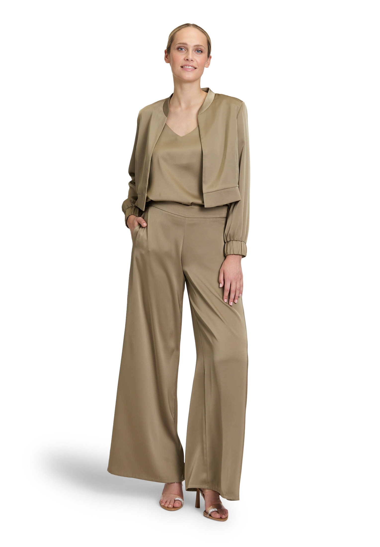 Vera Mont Stoffhose »Vera Mont Damen Modern fit Hose mit Taschen«, Material