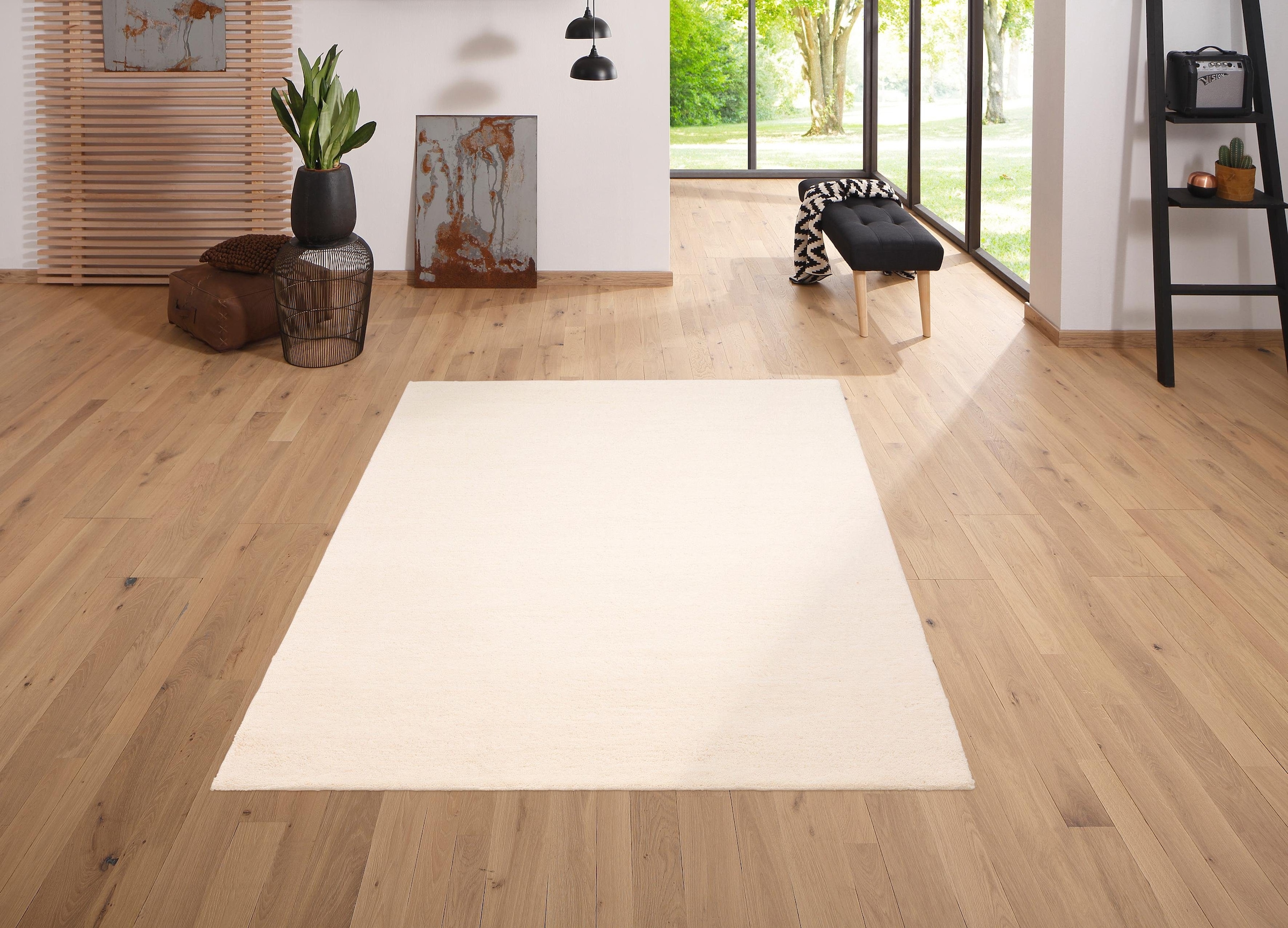 OTTO home Wollteppich "Malia" rechteckig 24 mm Höhe reine Wolle, echter Ber günstig online kaufen