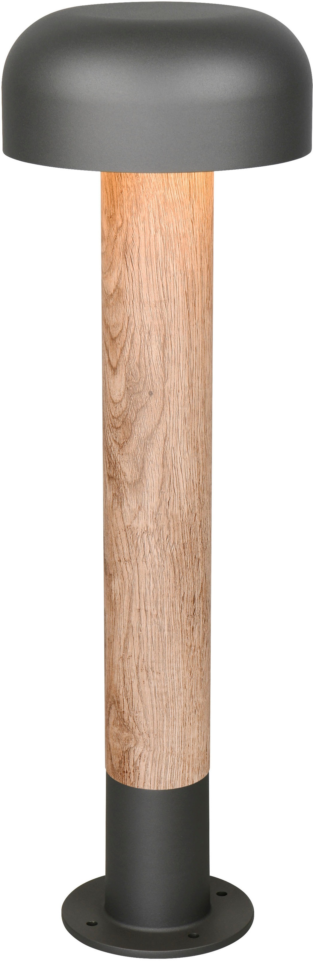 TRIO Leuchten Außen-Stehlampe »FRASER, Outdoor Stehleuchte Höhe 54cm, exkl 1x E27 max 10W, IP54«, 1 flammig, Leuchtmittel E27 | Leuchtmittel wechselbar, Wegeleuchte Garten Terrasse, Ø 19cm Höhe 54cm, Leuchtmittel wechselbar