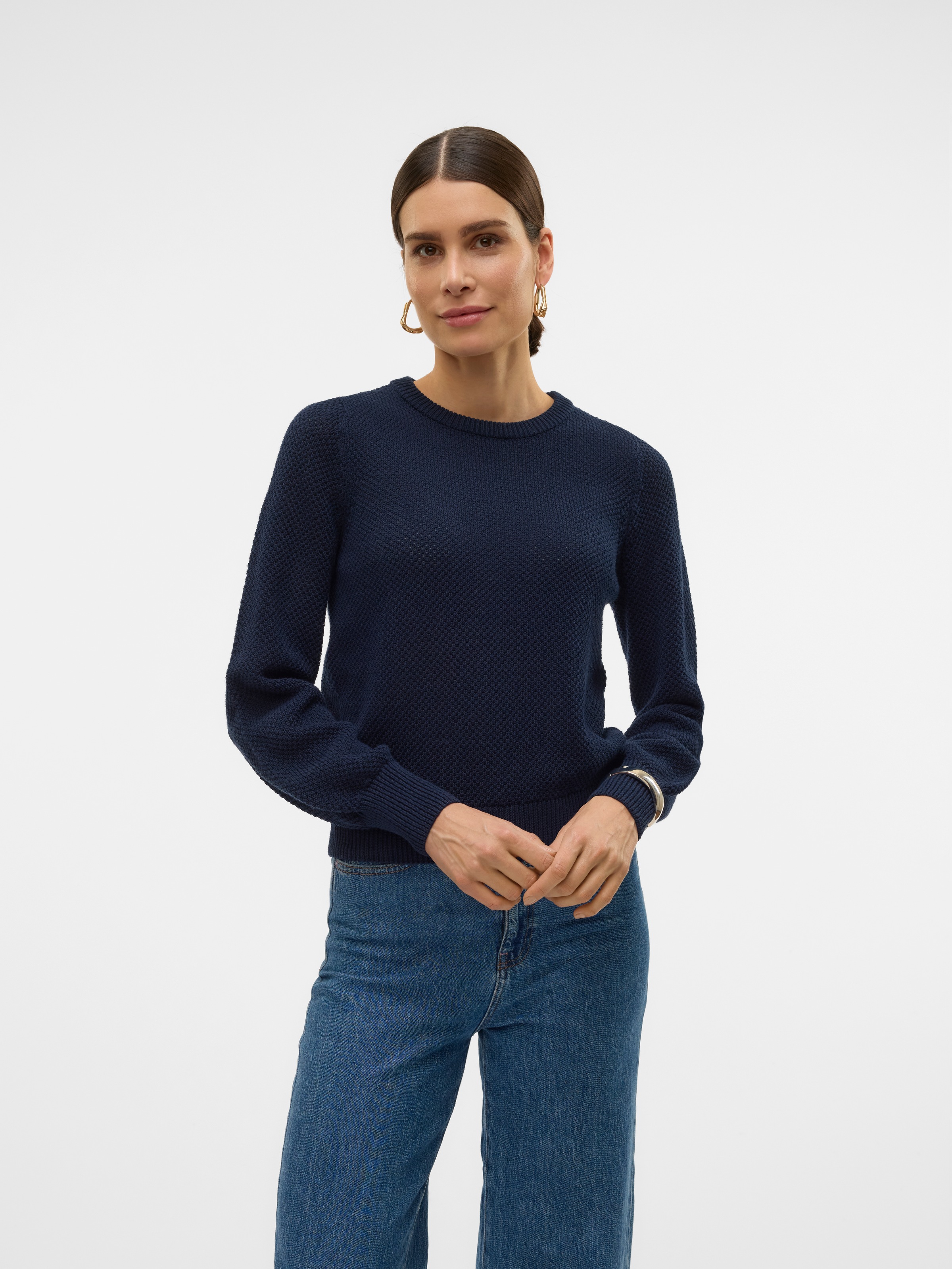 Vero Moda Rundhalspullover »VMAMAZING LS O-NECK PULLOVER BOO«