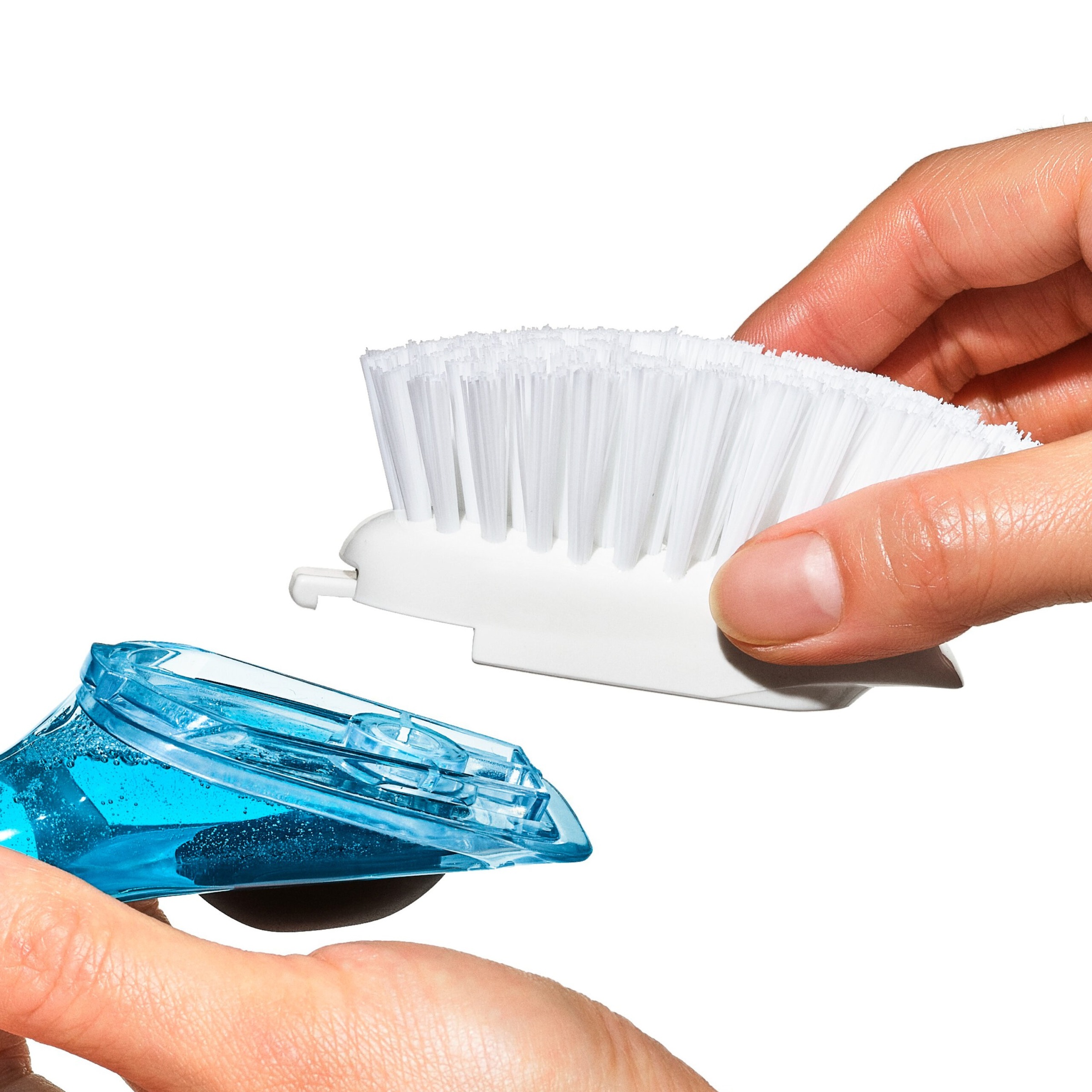 OXO Good Grips Ersatzbürste »Reinigungsbürste, Tellerbürste mit Spülmitteldosier« Set 2 Stk. aus Kunststoff | Nylon
