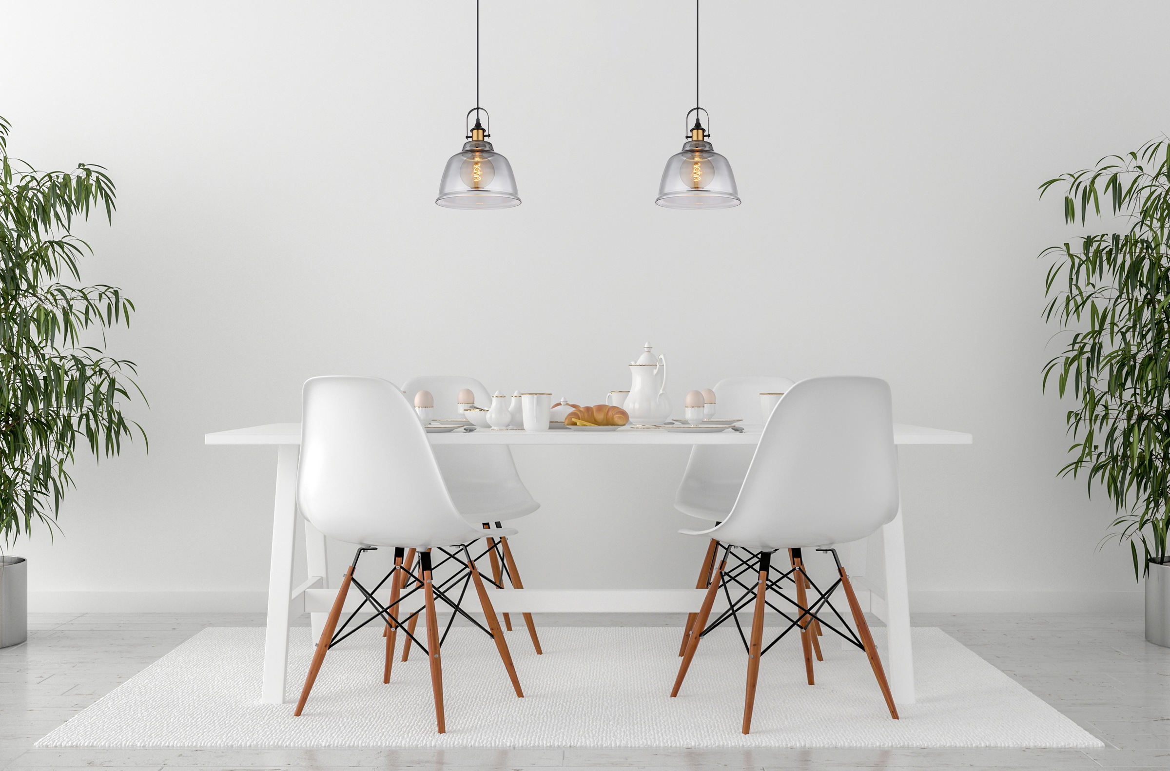 GLOBO LIGHTING Hängeleuchte »DOROTHEA«, Leuchtmittel E27 | ohne Leuchtmittel, Hängelampe/Pendelleuchte/Messing/Glas/Wohnzimmer/Esszimmer